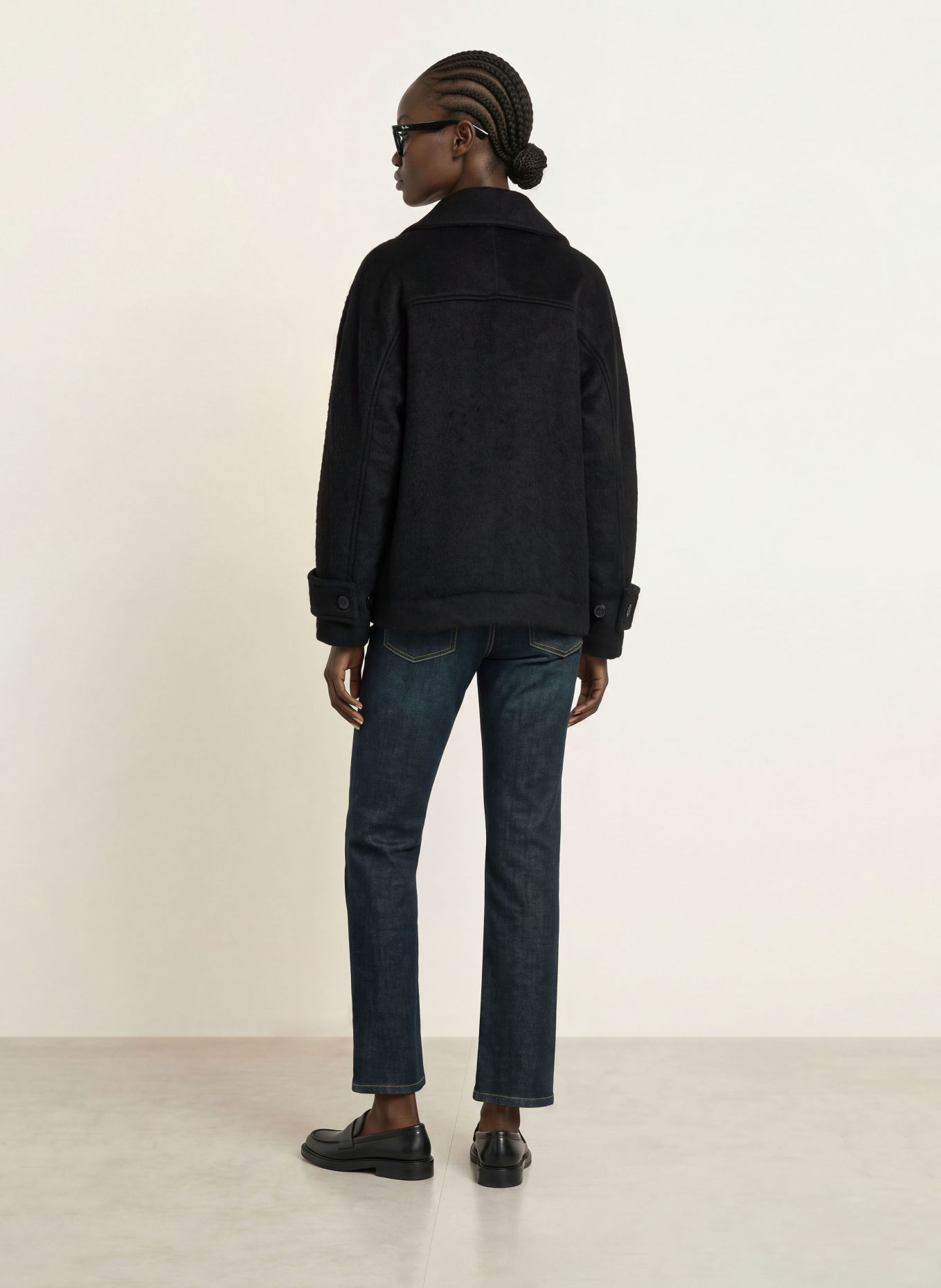 CAMBIO Straight Jeans GINI: 5440 cross dark soft tea
