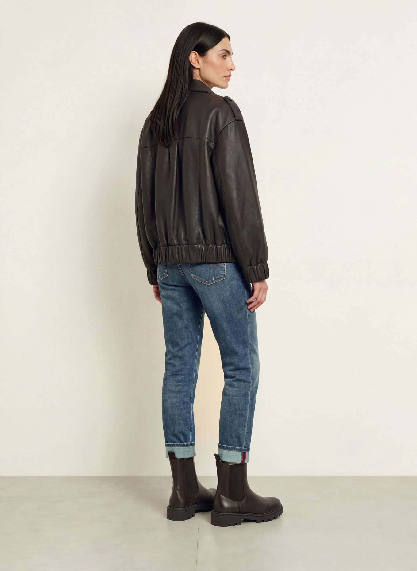 CAMBIO KERRY Mom jeans: 5034 dark cross