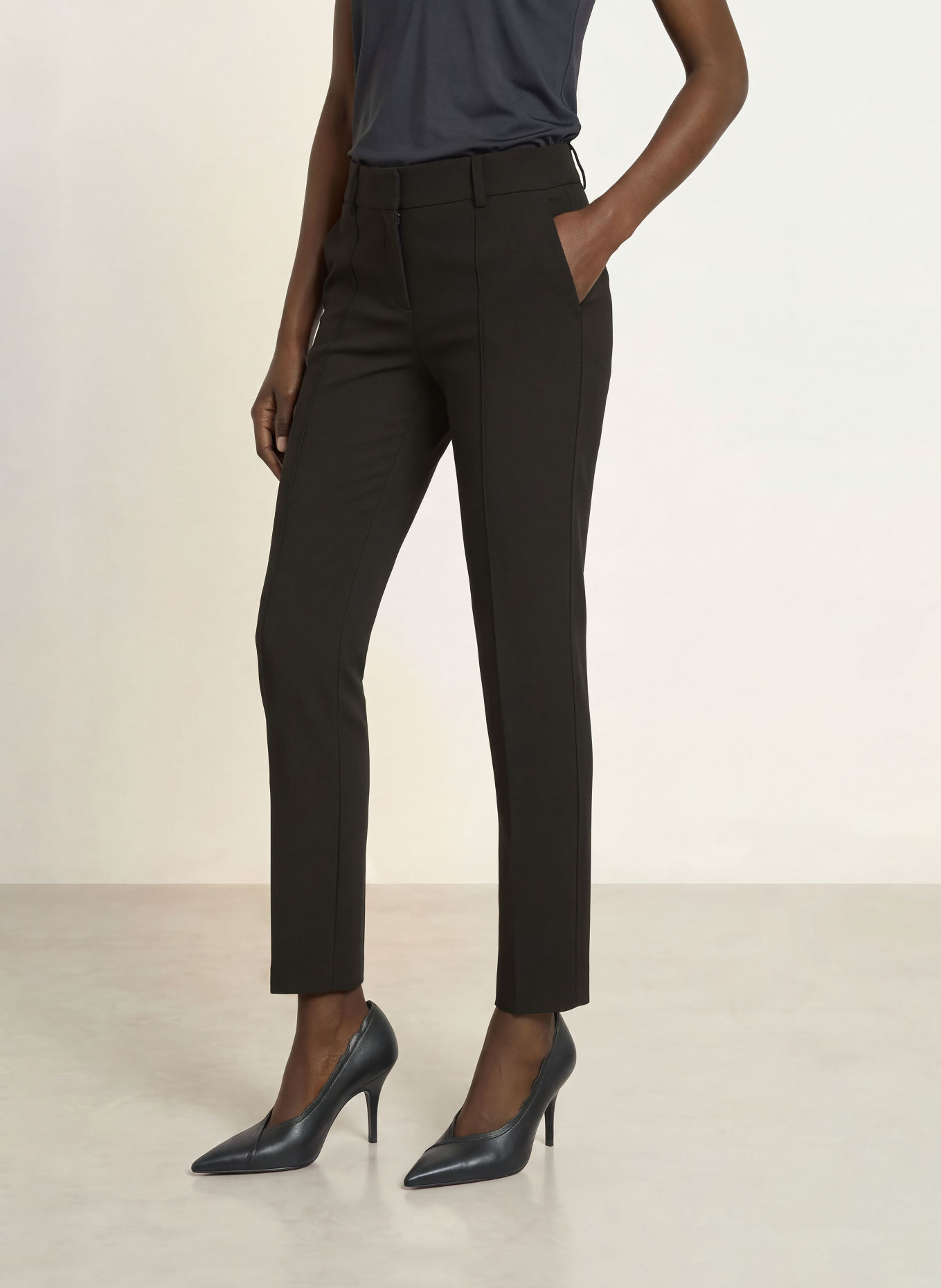 CAMBIO SARAH Trousers: BLACK