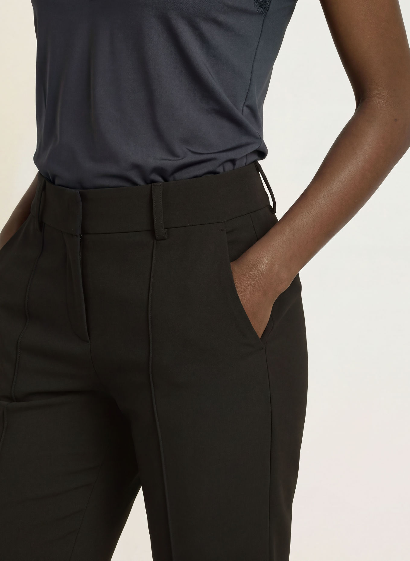 CAMBIO SARAH Trousers: BLACK