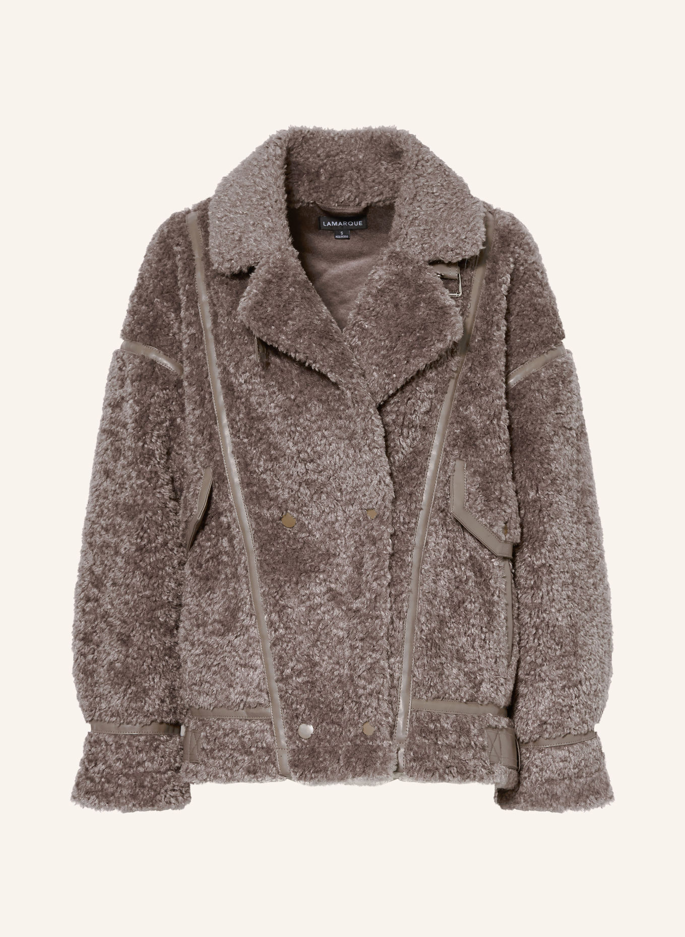 LAMARQUE Kunstbontjas BADU: TAUPE