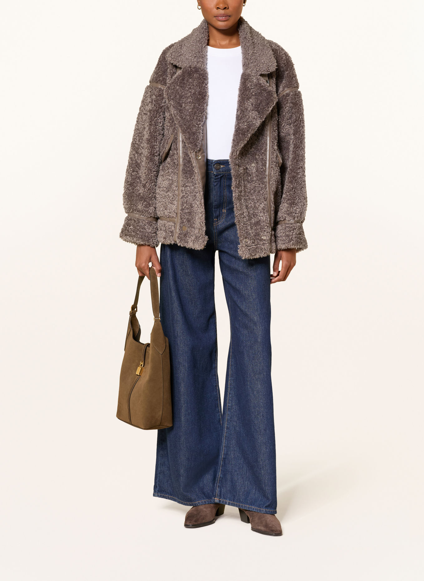 LAMARQUE Kunstbontjas BADU: TAUPE