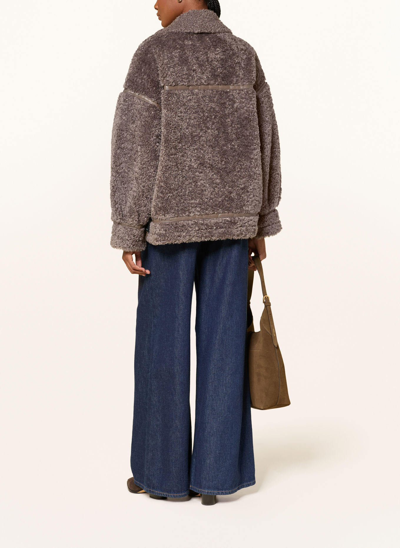 LAMARQUE Kunstbontjas BADU: TAUPE