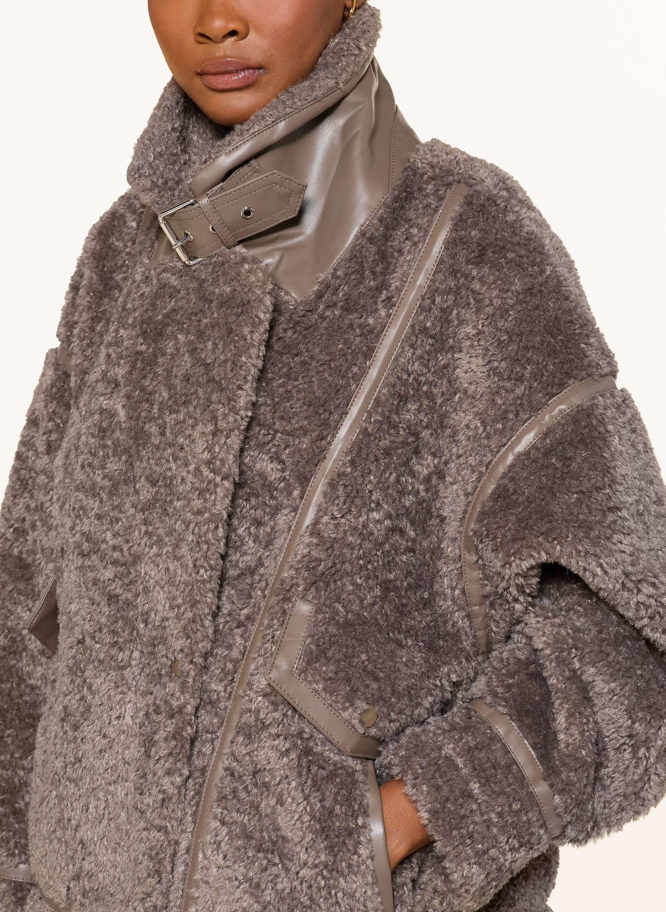 LAMARQUE Kunstbontjas BADU: TAUPE