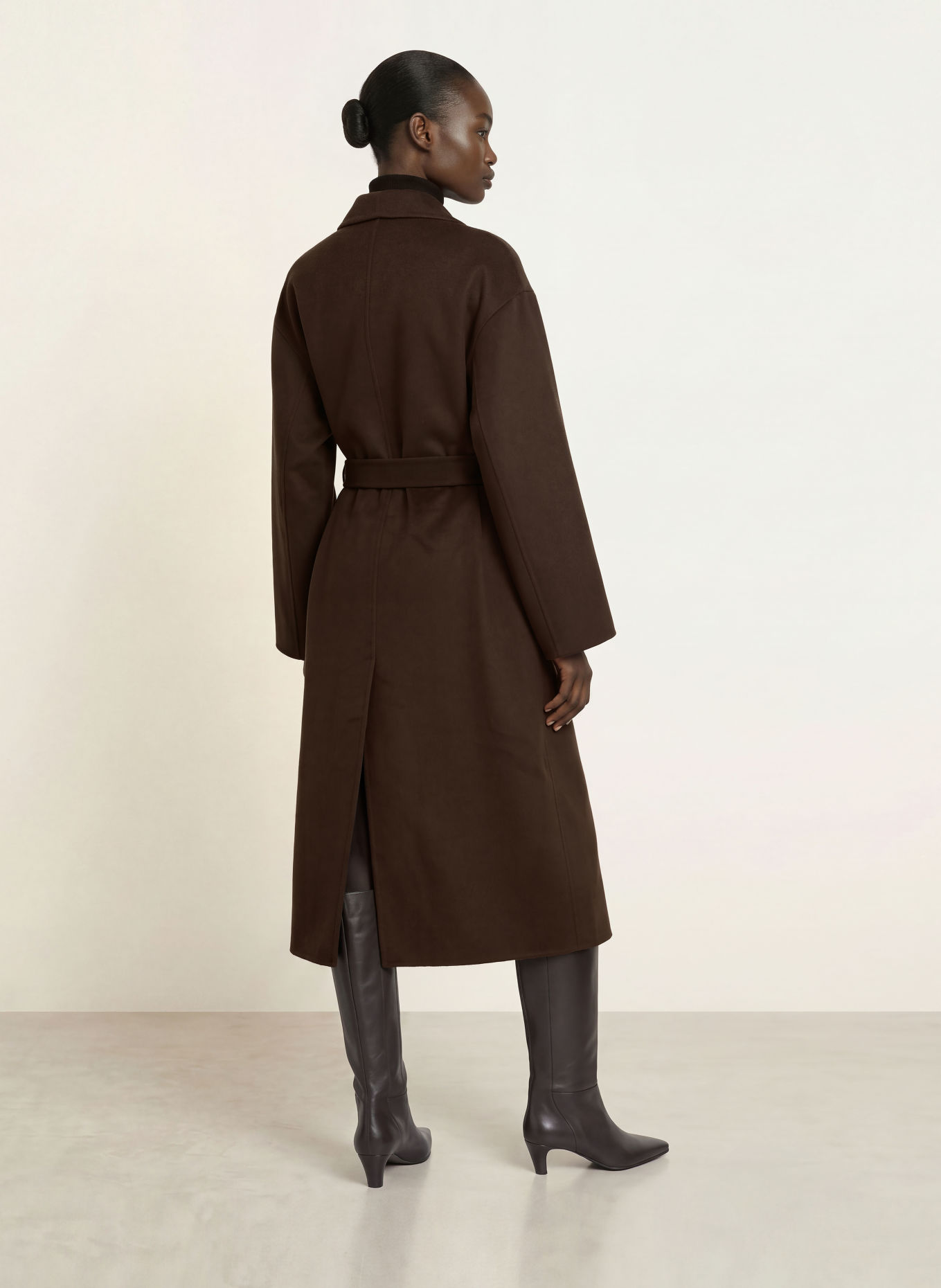 LAMARQUE Mantel COREEN: MARRON FONCÉ