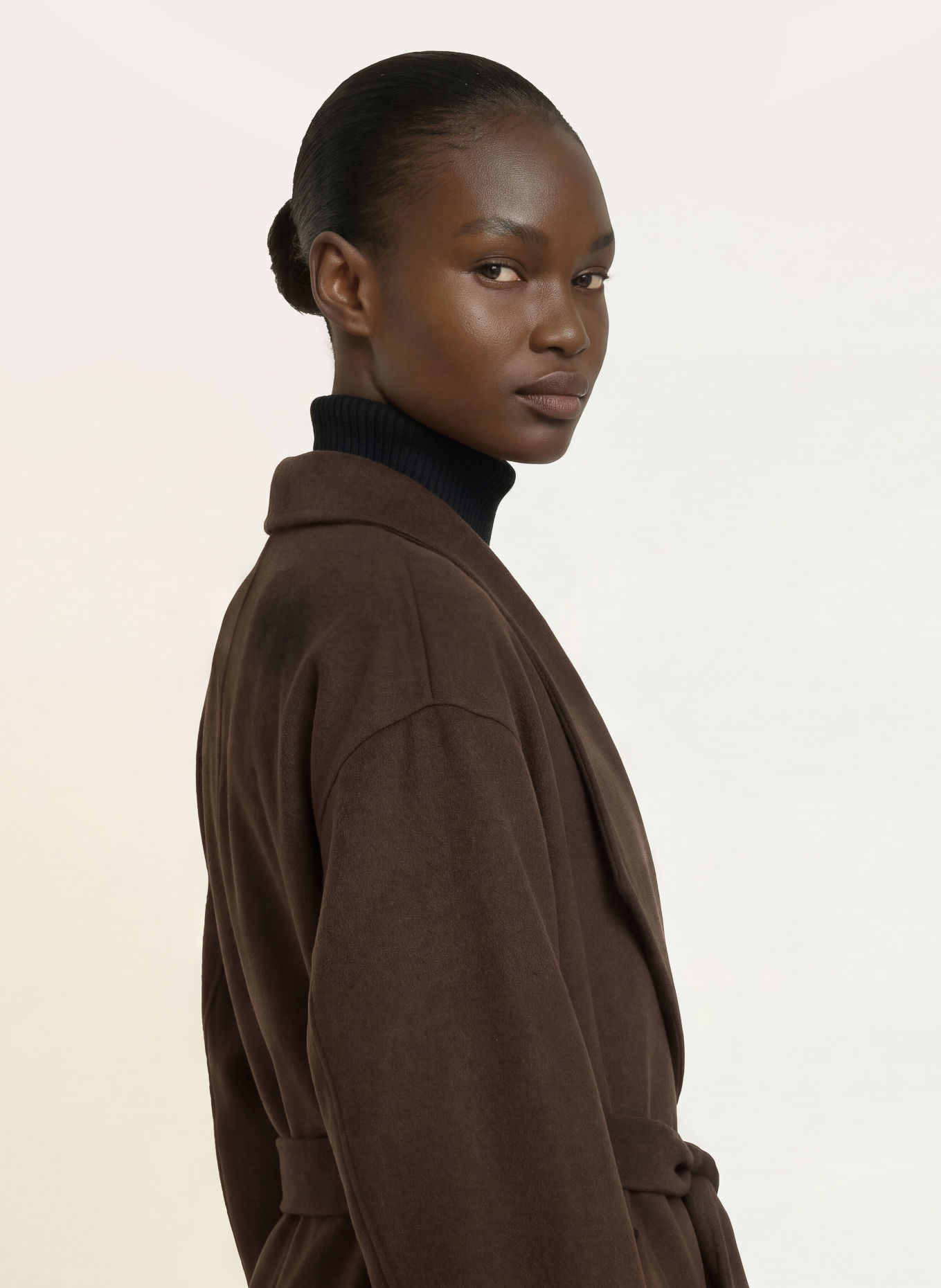 LAMARQUE Mantel COREEN: MARRON FONCÉ