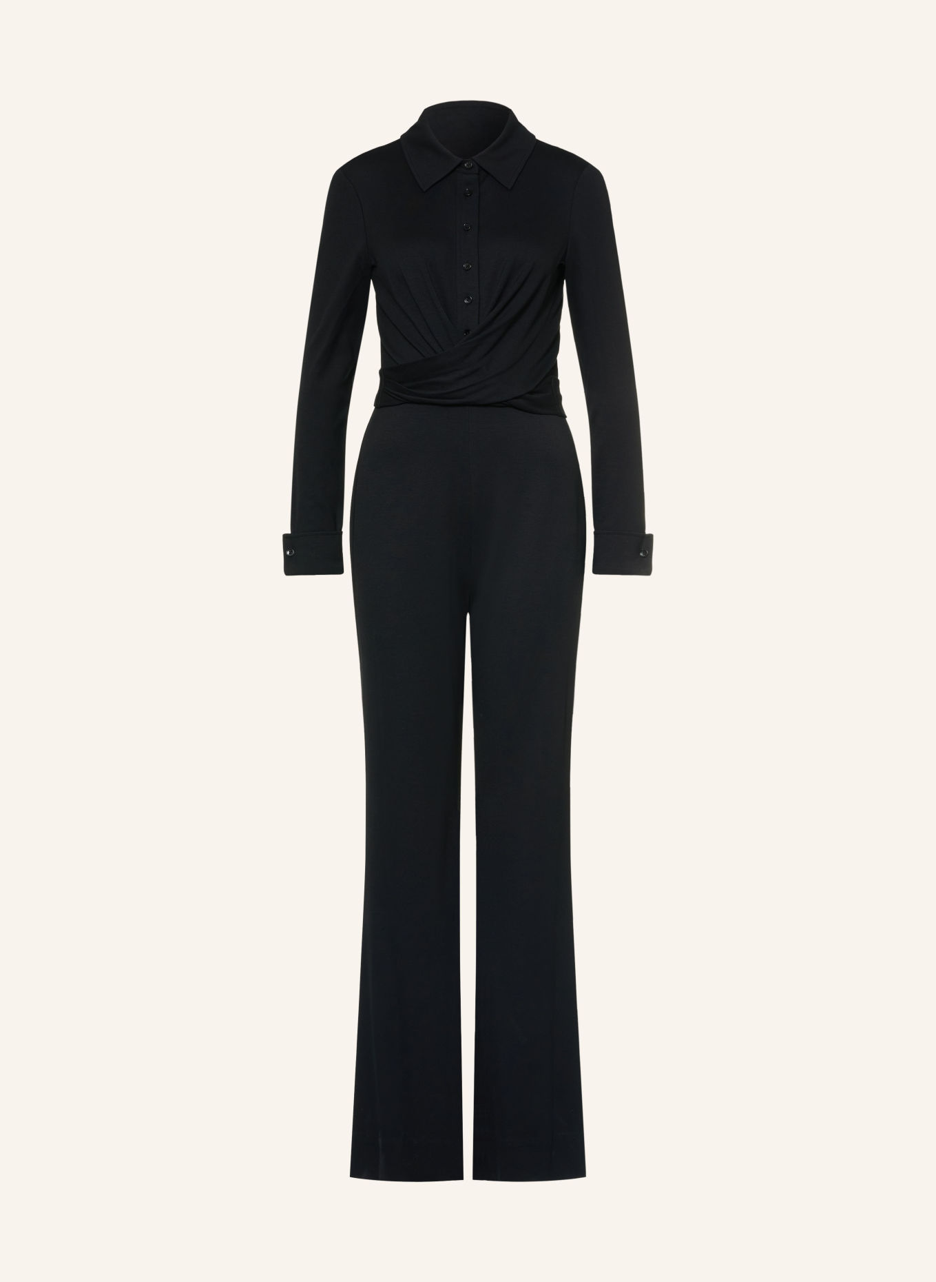 DIANE VON FURSTENBERG Combinaison en jersey MICHELE: NOIR