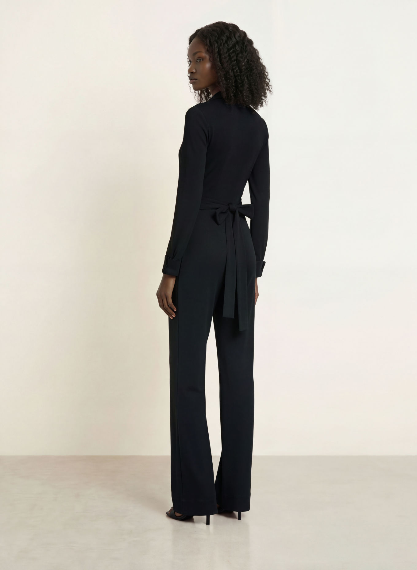 DIANE VON FURSTENBERG Combinaison en jersey MICHELE: NOIR