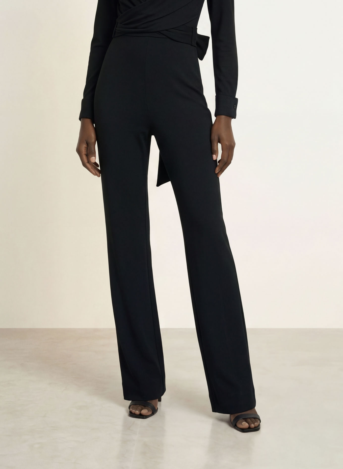 DIANE VON FURSTENBERG Combinaison en jersey MICHELE: NOIR