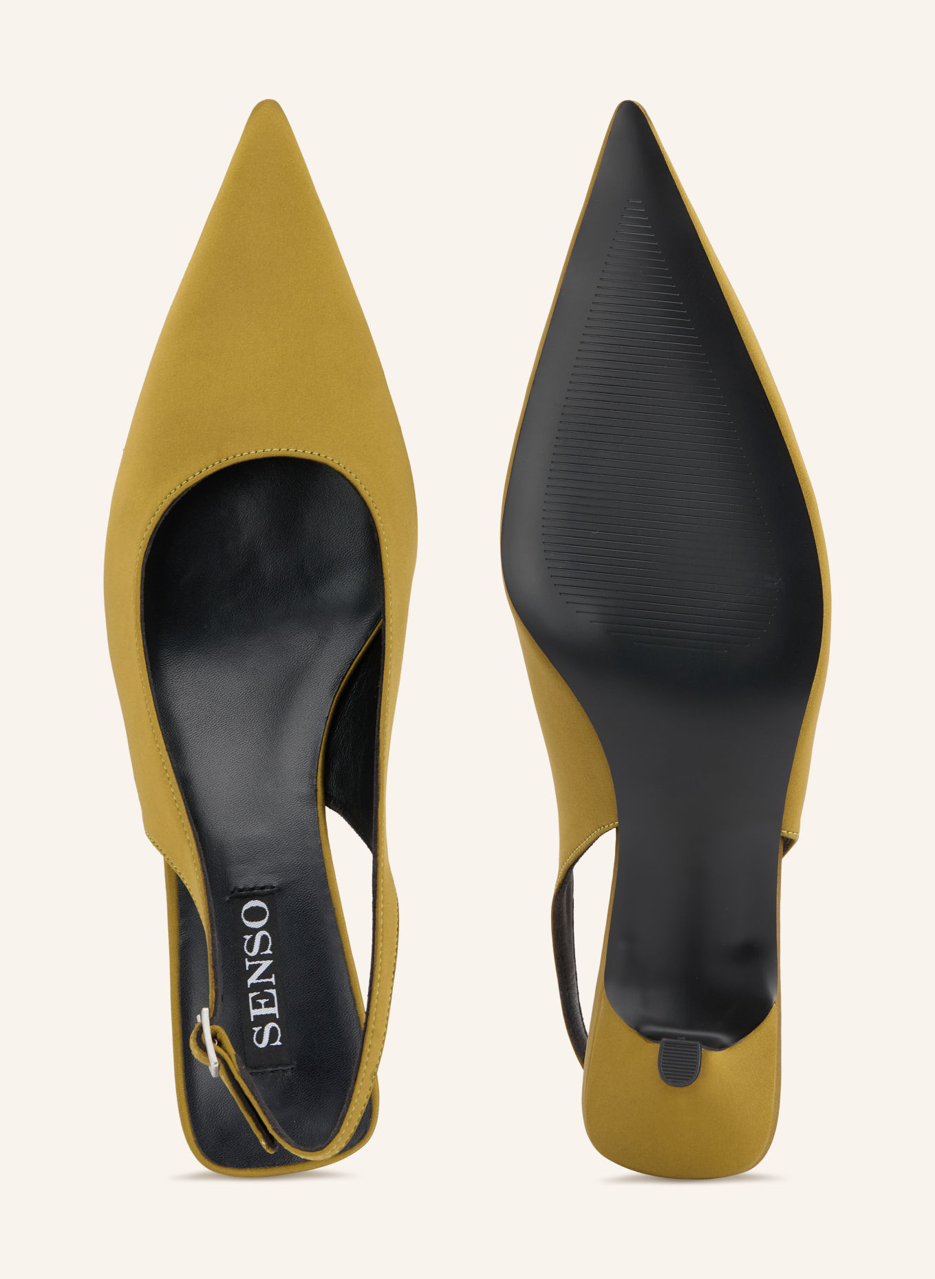 SENSO TAMARA Slingback Pumps: OLIVE