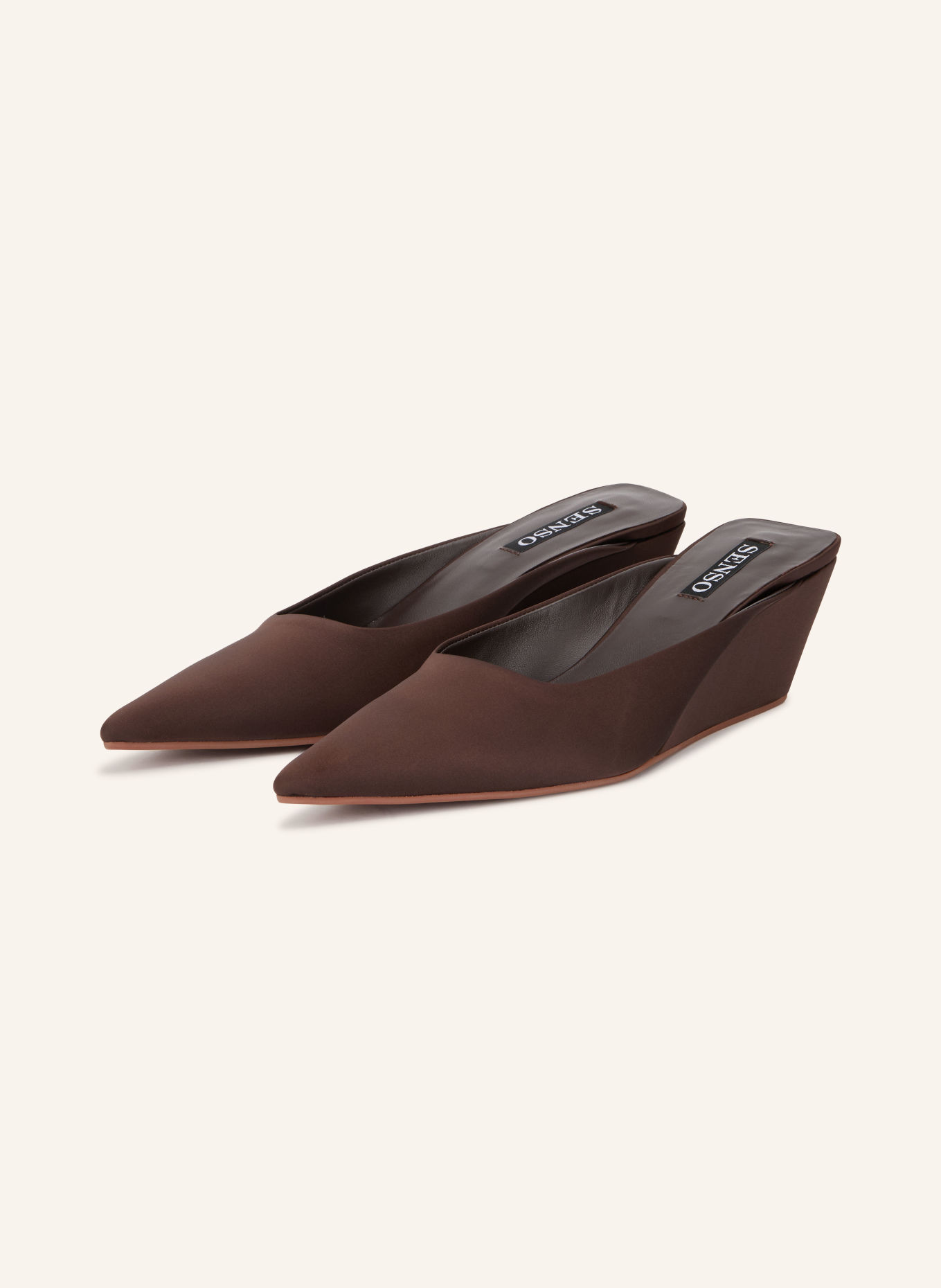 SENSO URIELA Wedges: DARK BROWN