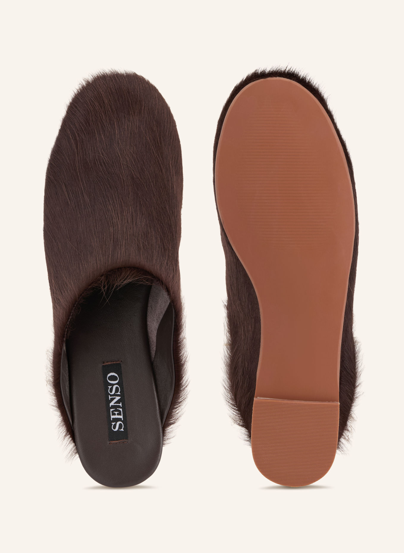 SENSO Mules CAELAN: DUNKELBRAUN