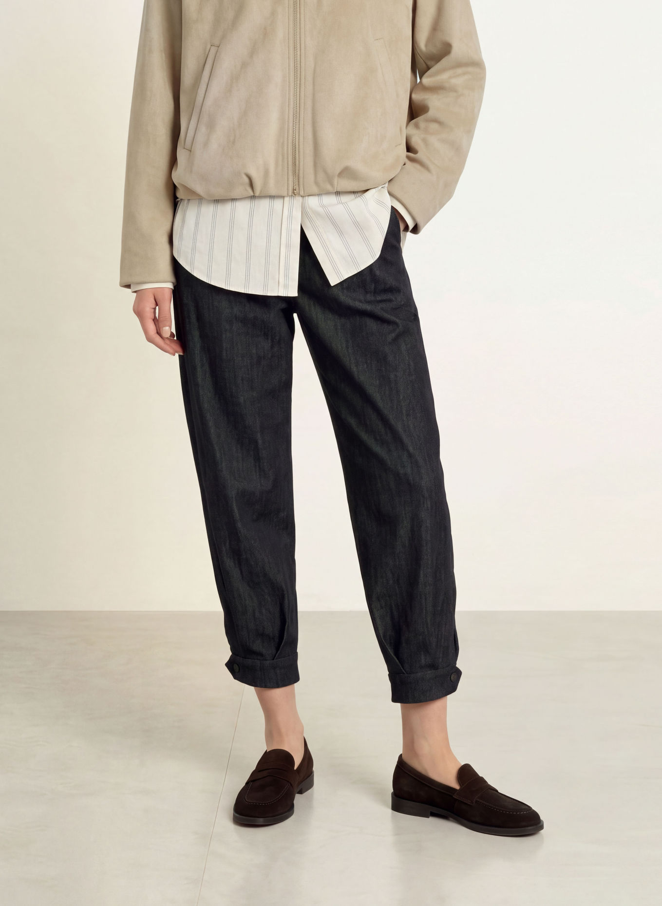 Buena Vista Jean barrel FLOW: 8045 blue black