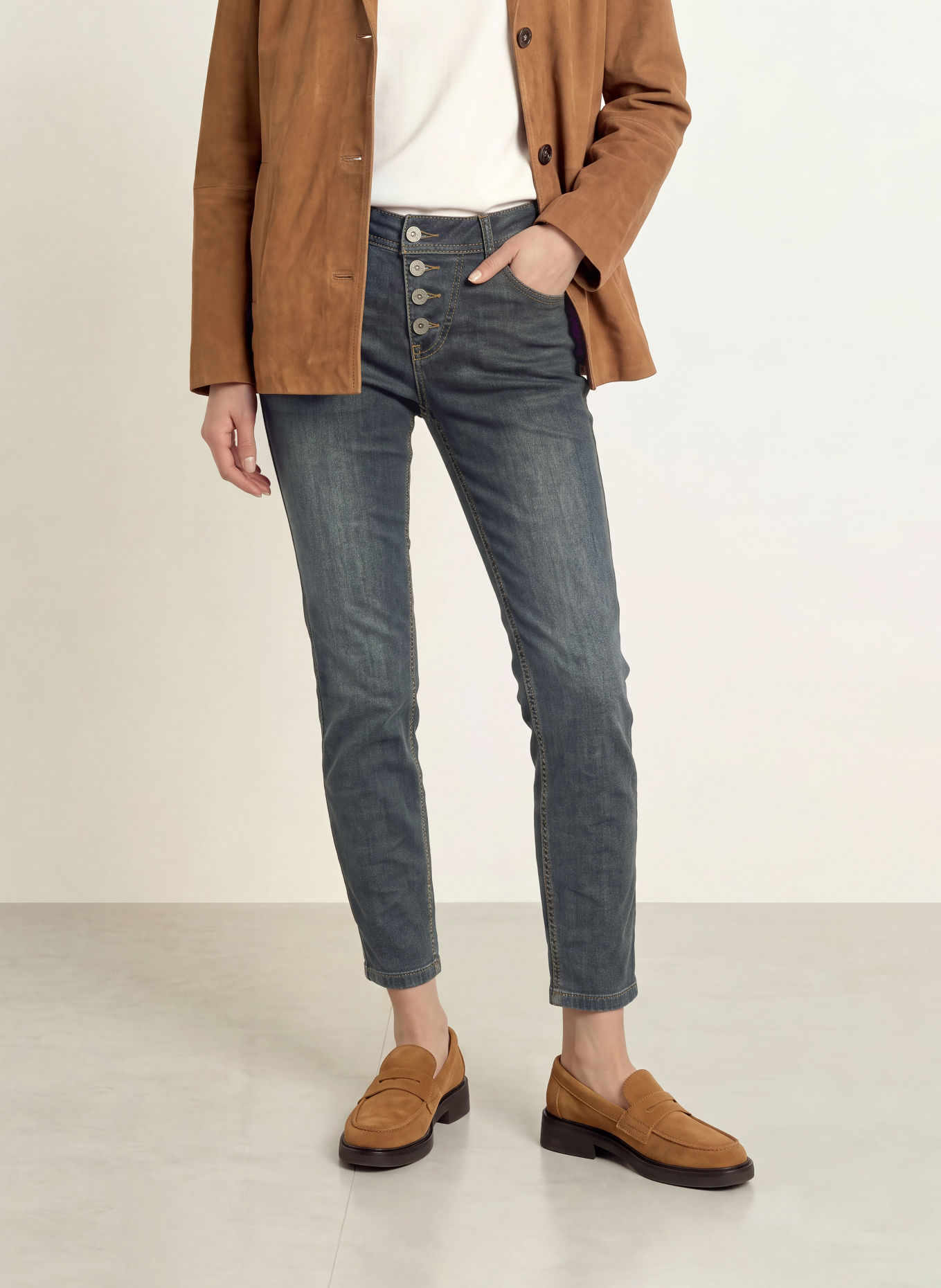 Buena Vista MALIBU Skinny jeans: 9045 dark twilight