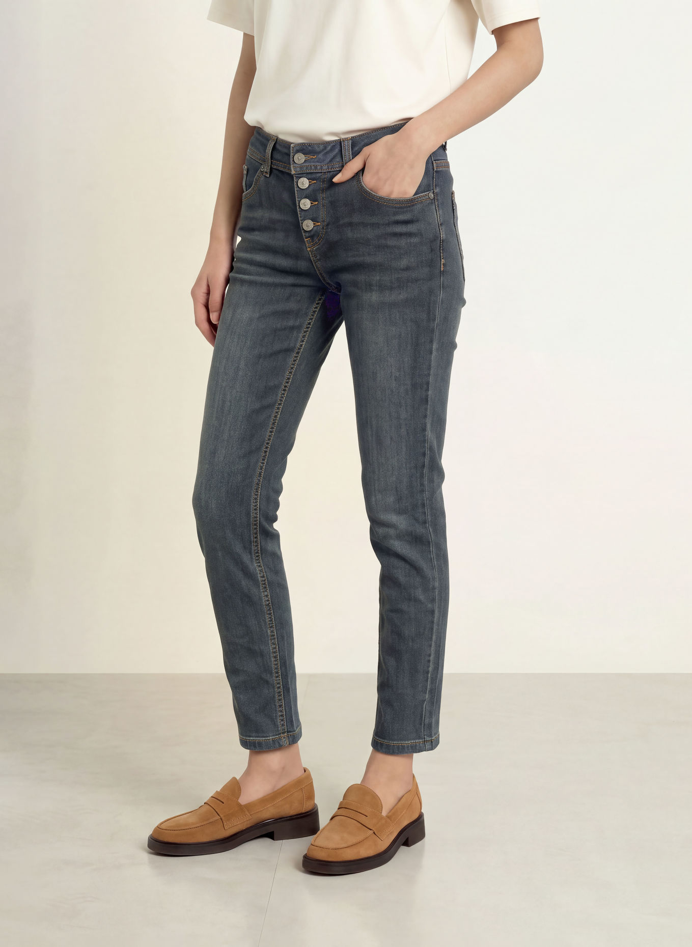 Buena Vista MALIBU Skinny jeans: 9045 dark twilight