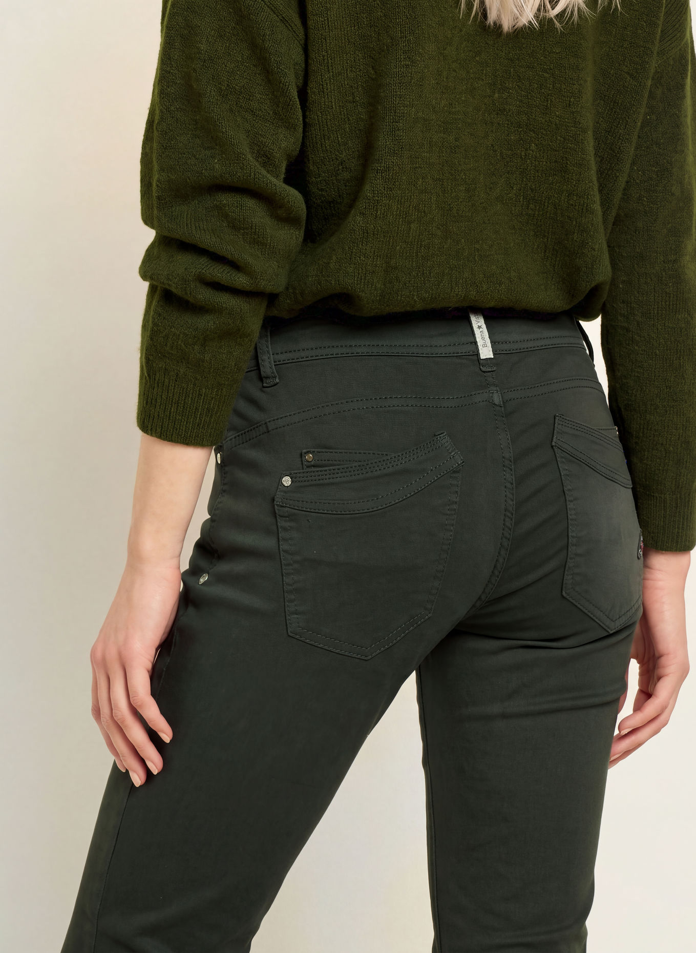 Buena Vista Jean skinny MALIBU: 5160 efeu