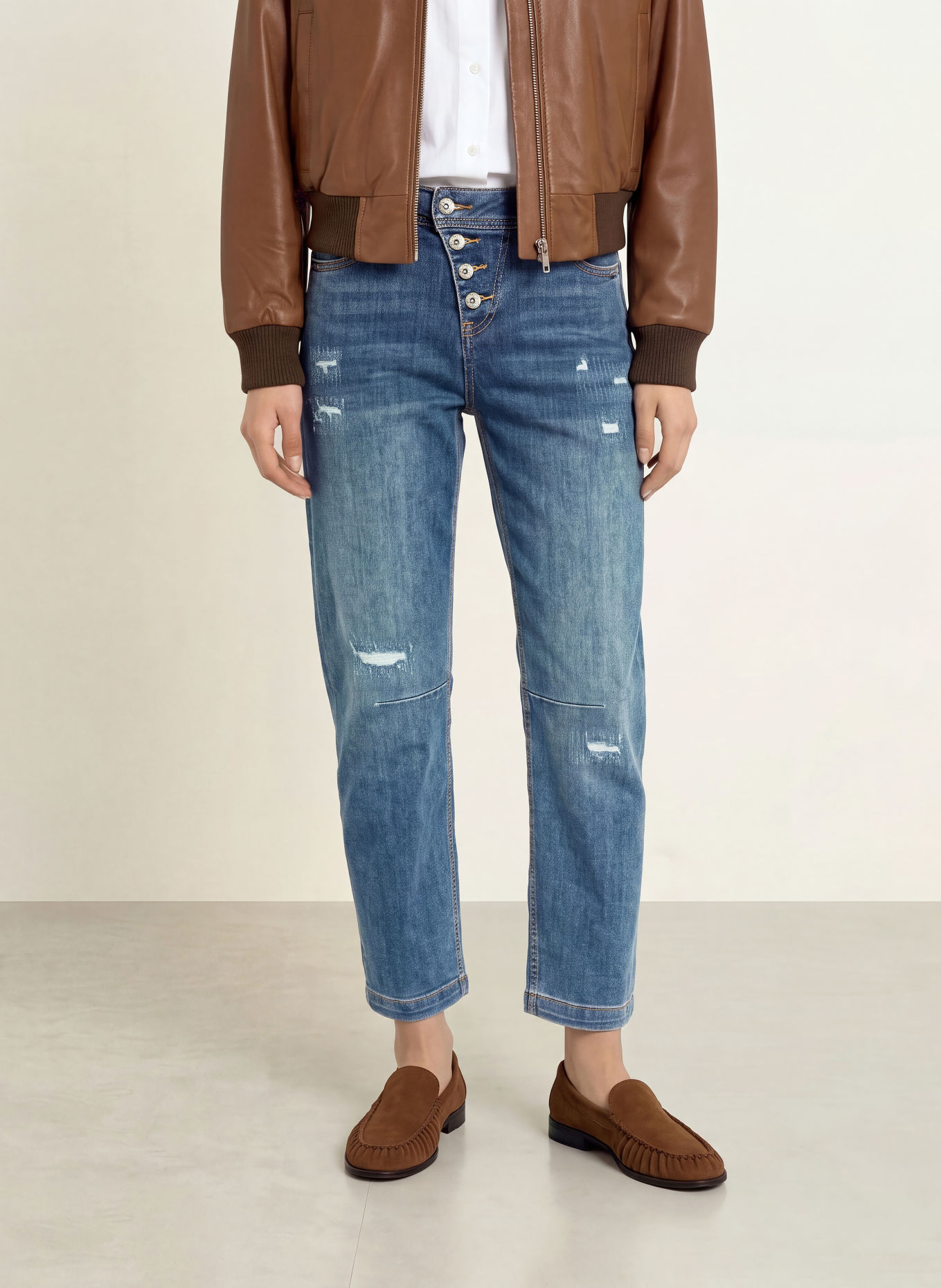 Buena Vista Barrell Jeans RELAXED MALIBU: 4631 upcycled denim