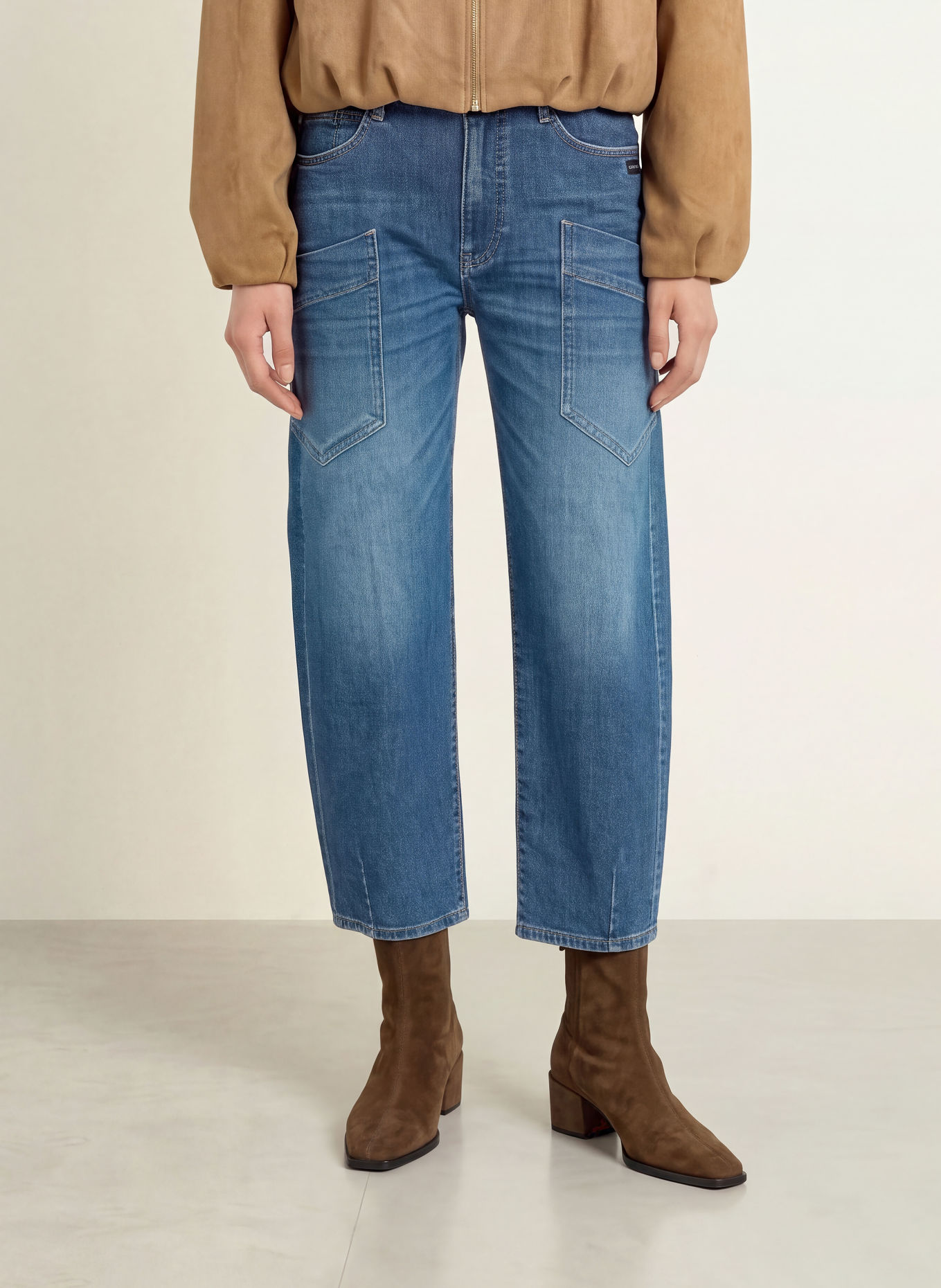 GANG Barrel-leg jeans 94 IDA: 7931 Worn Dark Blue