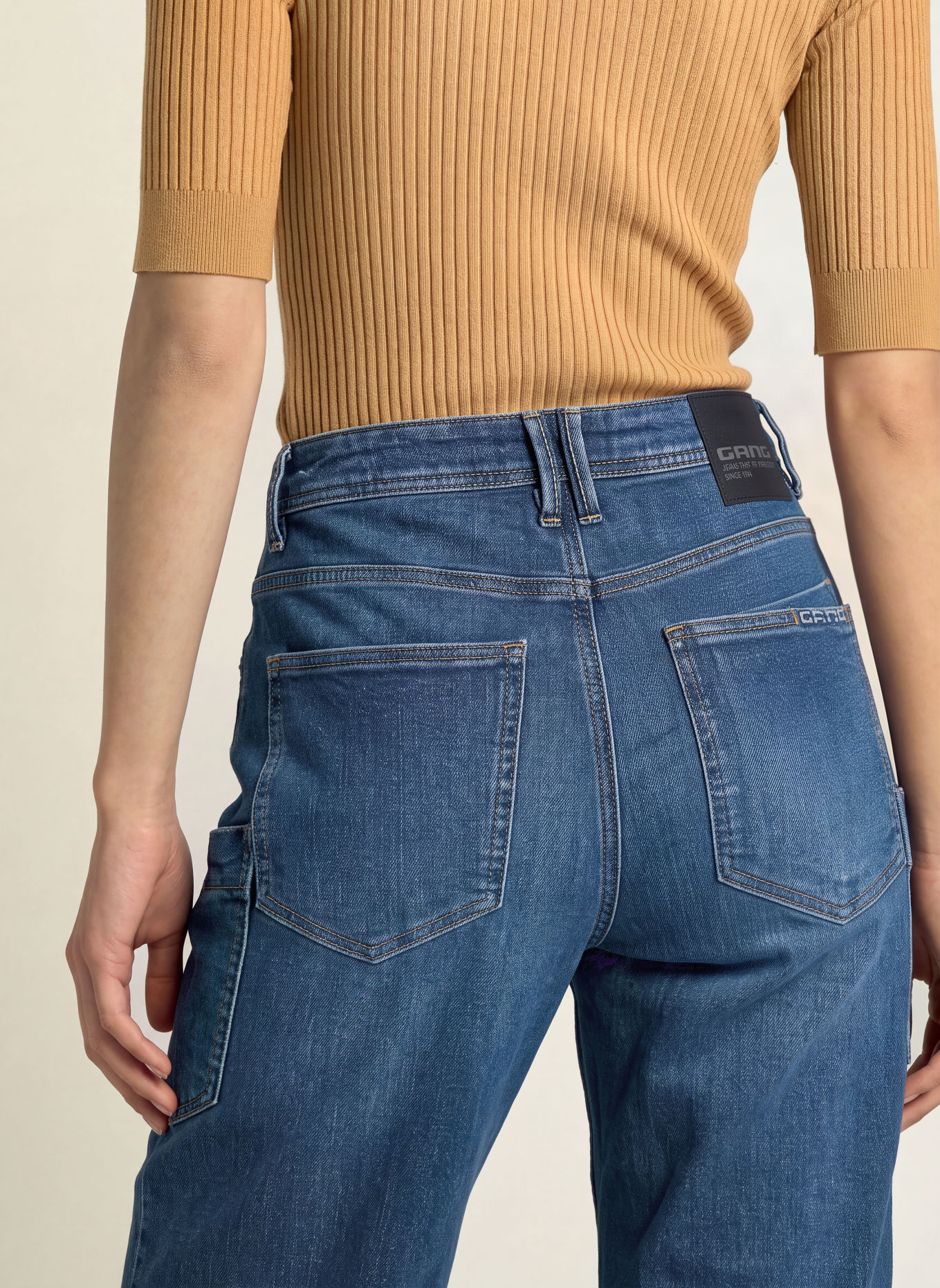GANG Barrel-leg jeans 94 IDA: 7931 Worn Dark Blue