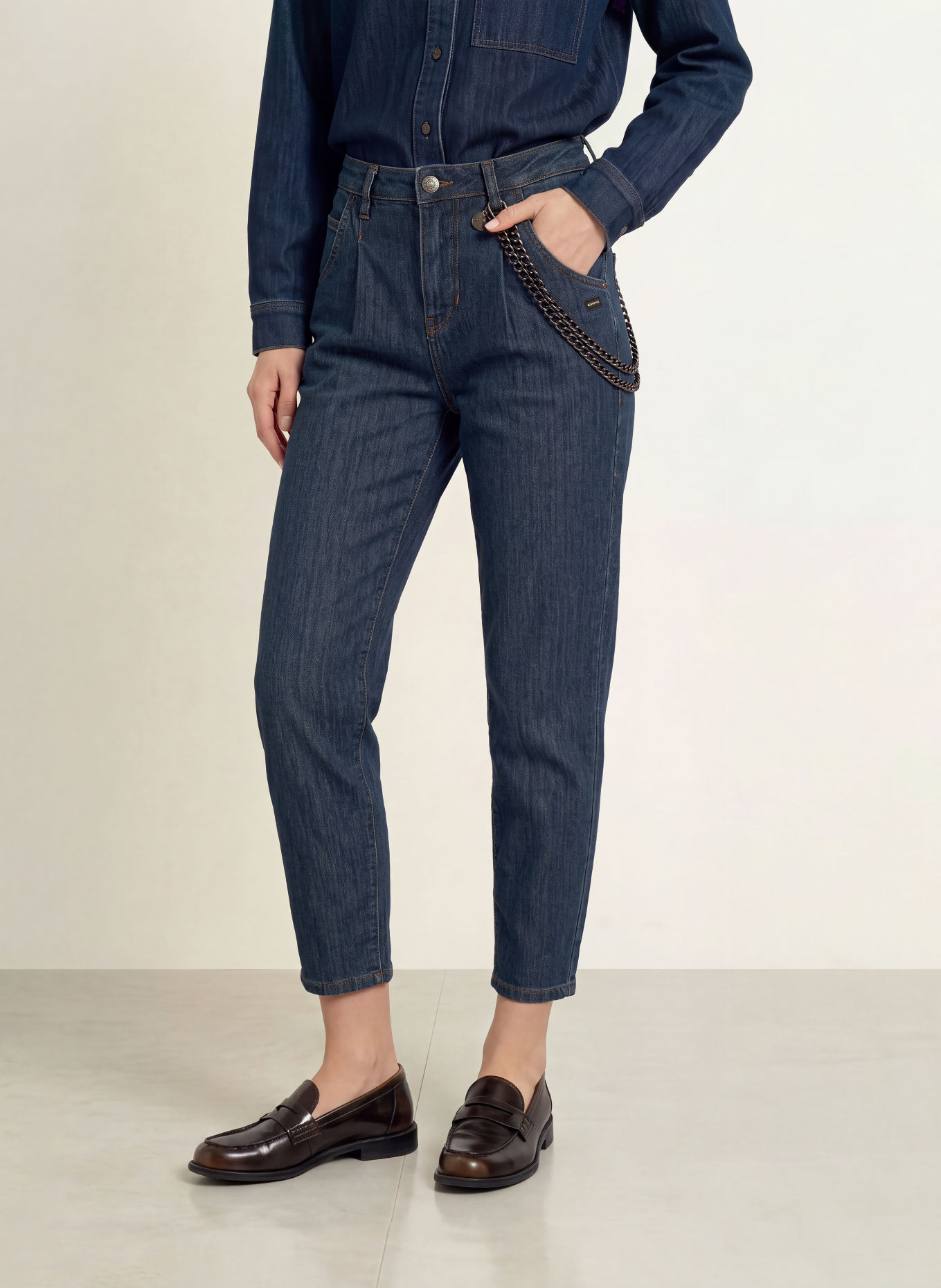 GANG Barrel Jeans 94 SILVIA JOGGER: 9405 prewashed