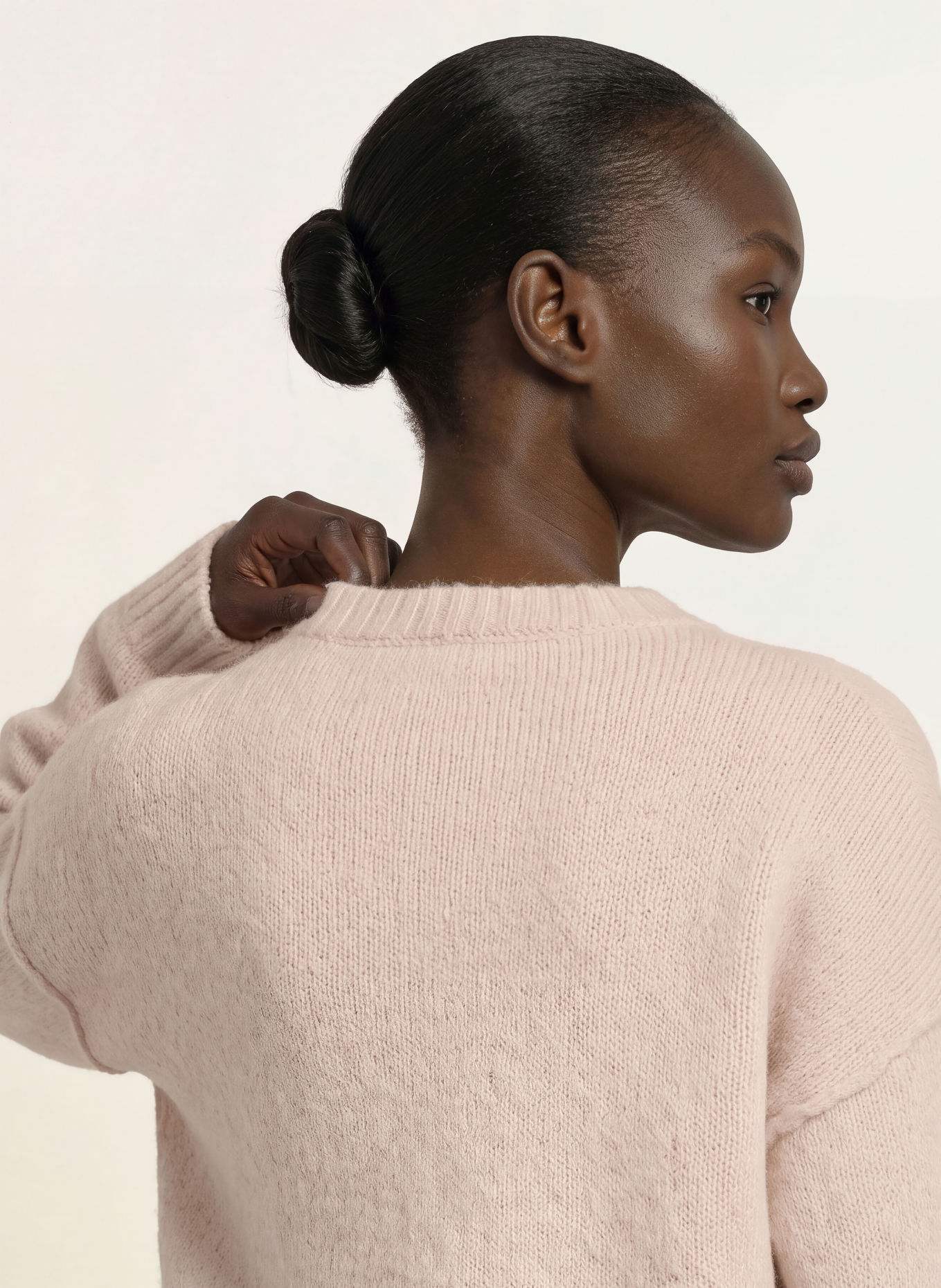 Juvia Pullover LEJA mit Alpaka: HELLBRAUN / CREME