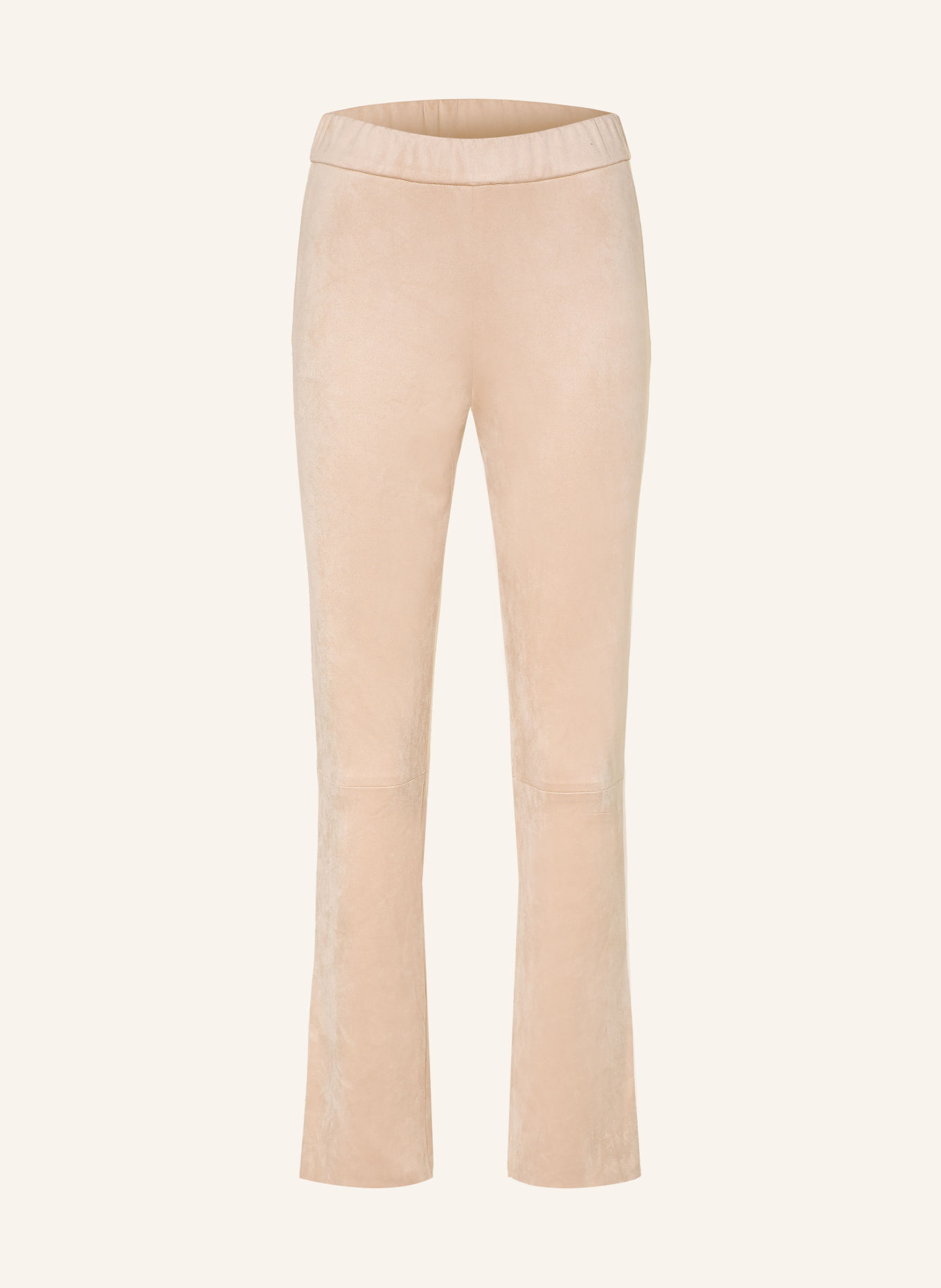Juvia Hose FILIZ in Lederoptik: BEIGE