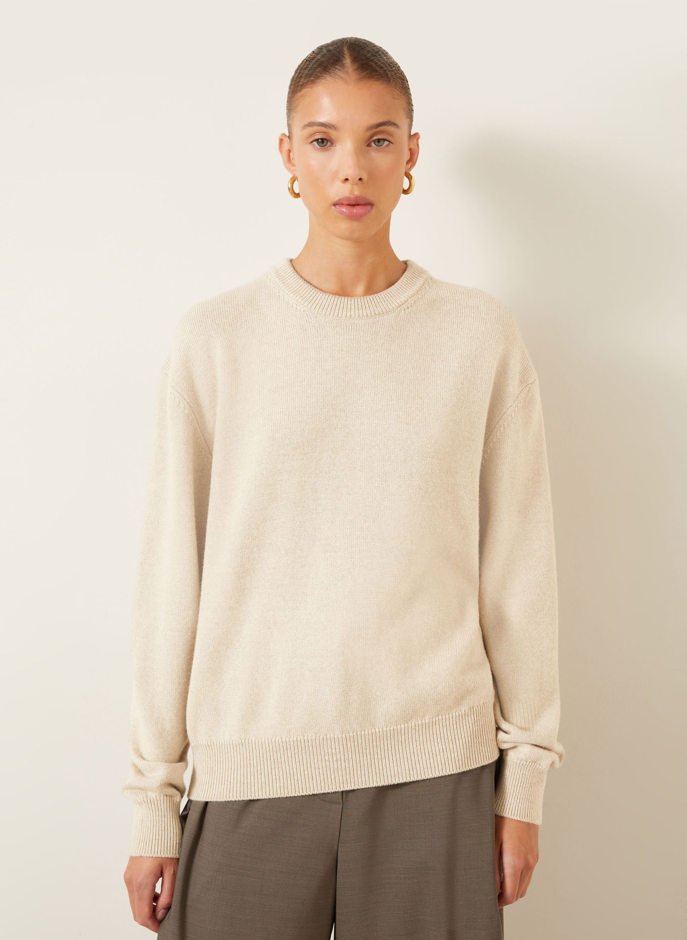 JACQUEMUS Sweter LA MAILLE MOULIN z wełną merynosową: BEŻOWY