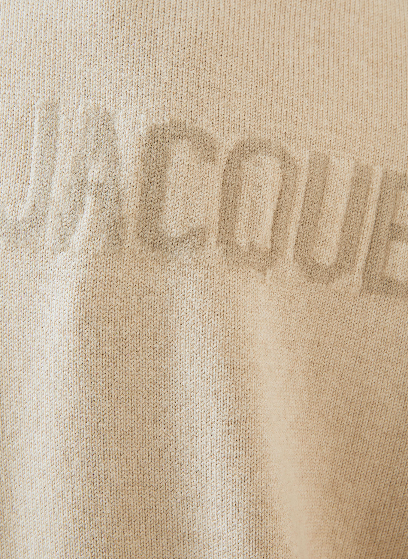 JACQUEMUS Sweter LA MAILLE MOULIN z wełną merynosową: BEŻOWY