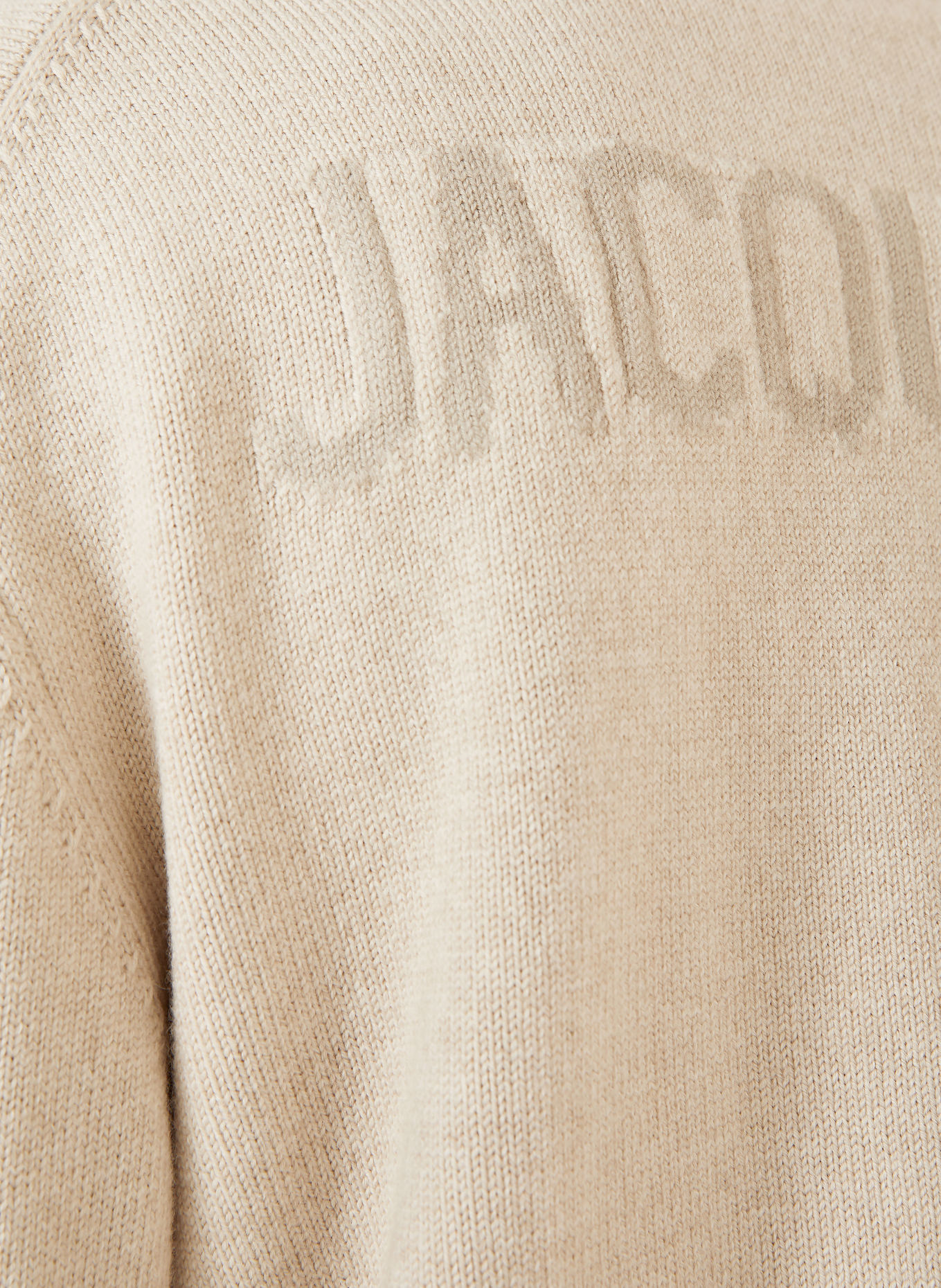 JACQUEMUS Cardigan LE CARDIGAN MOULIN med merinould: BEIGE