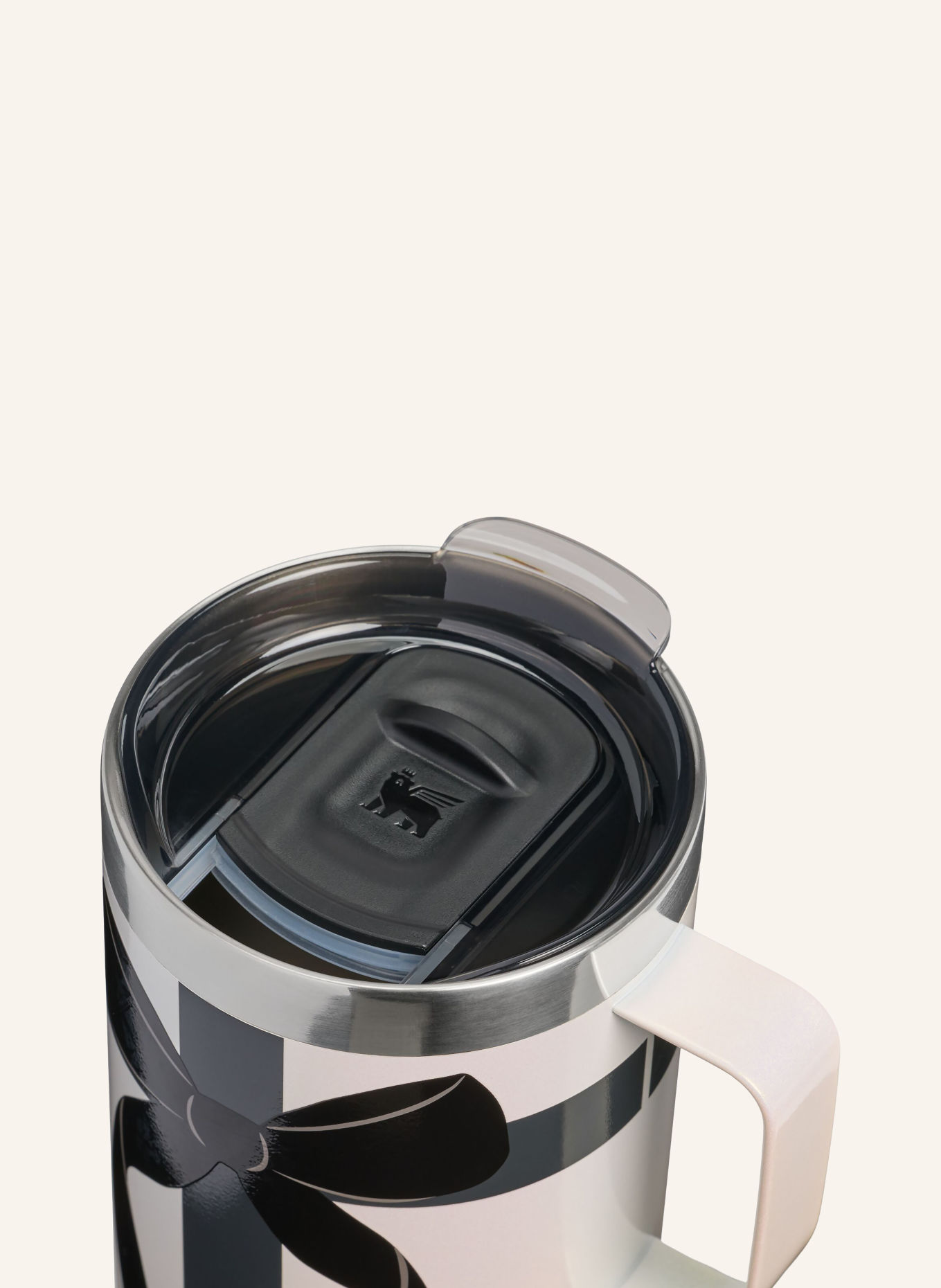 STANLEY Thermobecher THE STAY HOT CAMP MUG: HELLGRAU / DUNKELGRAU