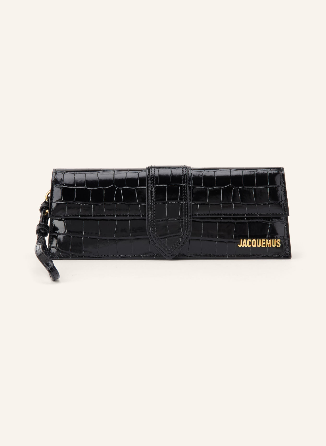 JACQUEMUS LA POCHETTE BAMBINO Clutch: BLACK