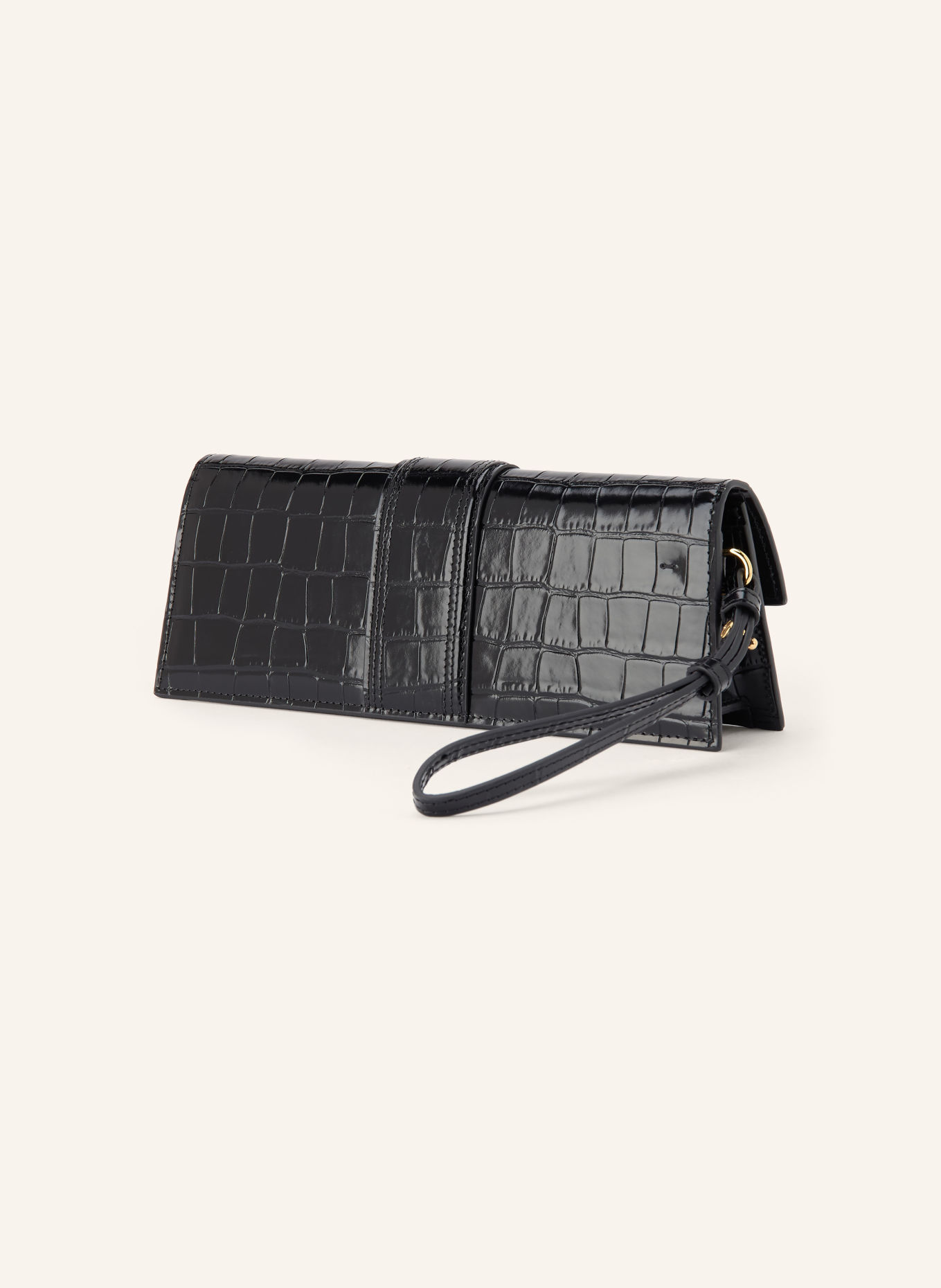 JACQUEMUS LA POCHETTE BAMBINO Clutch: BLACK