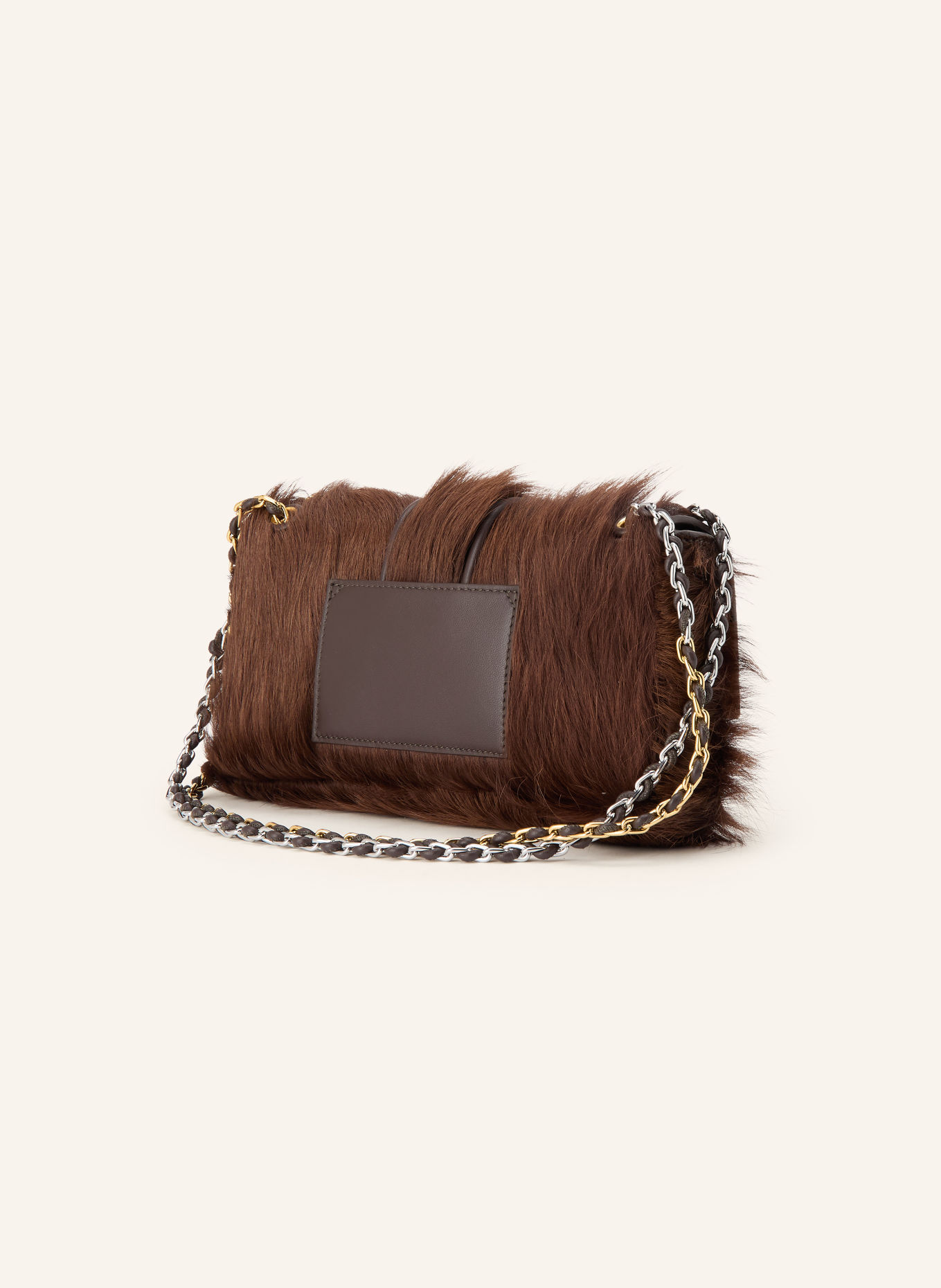 JACQUEMUS Schultertasche LE BAMBINO CHAINE: BRAUN