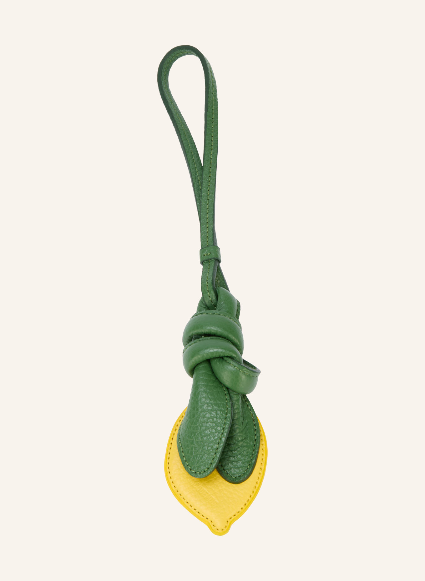 JACQUEMUS Taschenanhänger LE CITRON: GRÜN / GELB