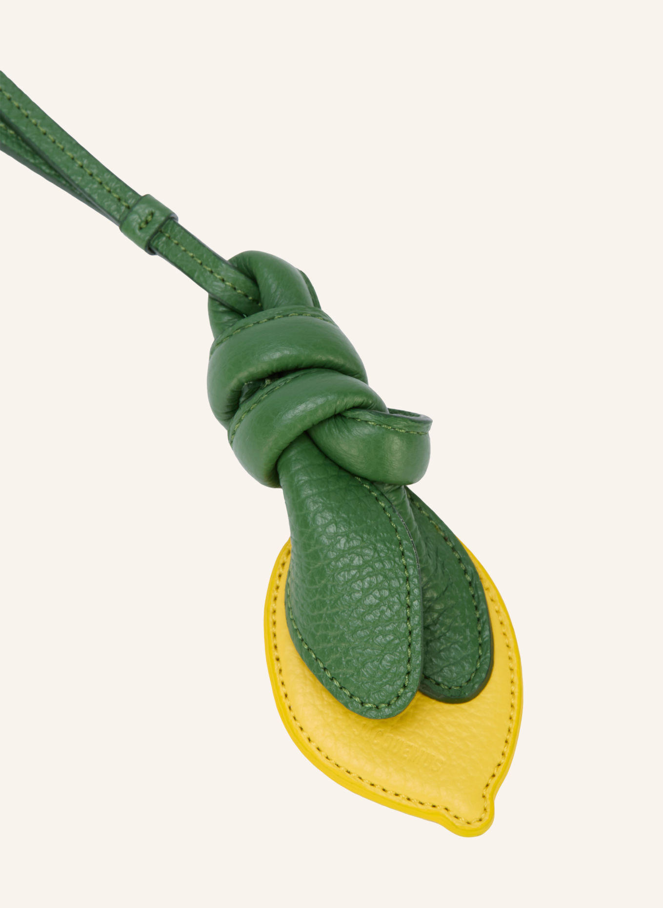 JACQUEMUS Taschenanhänger LE CITRON: GRÜN / GELB