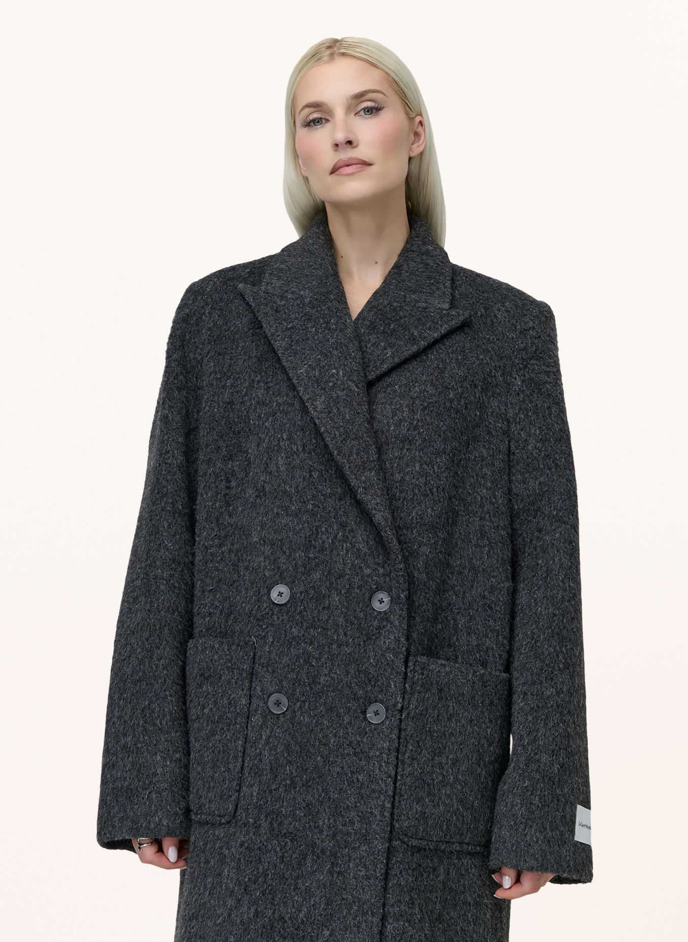 LeGer Studio LAURENTIA Pea coat: DARK GRAY