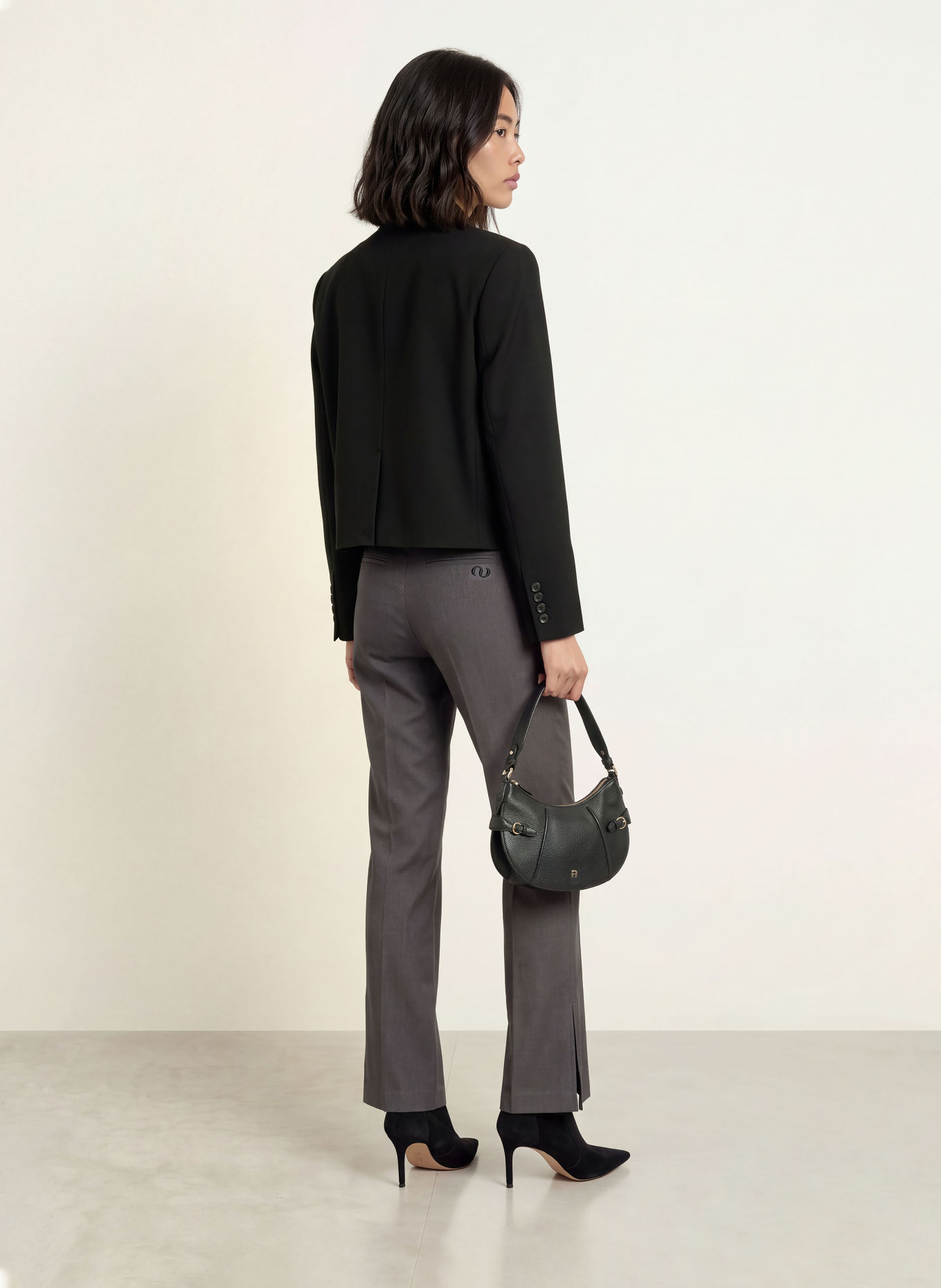 LeGer Studio Bootcut-Hose FERGIE: GRAU