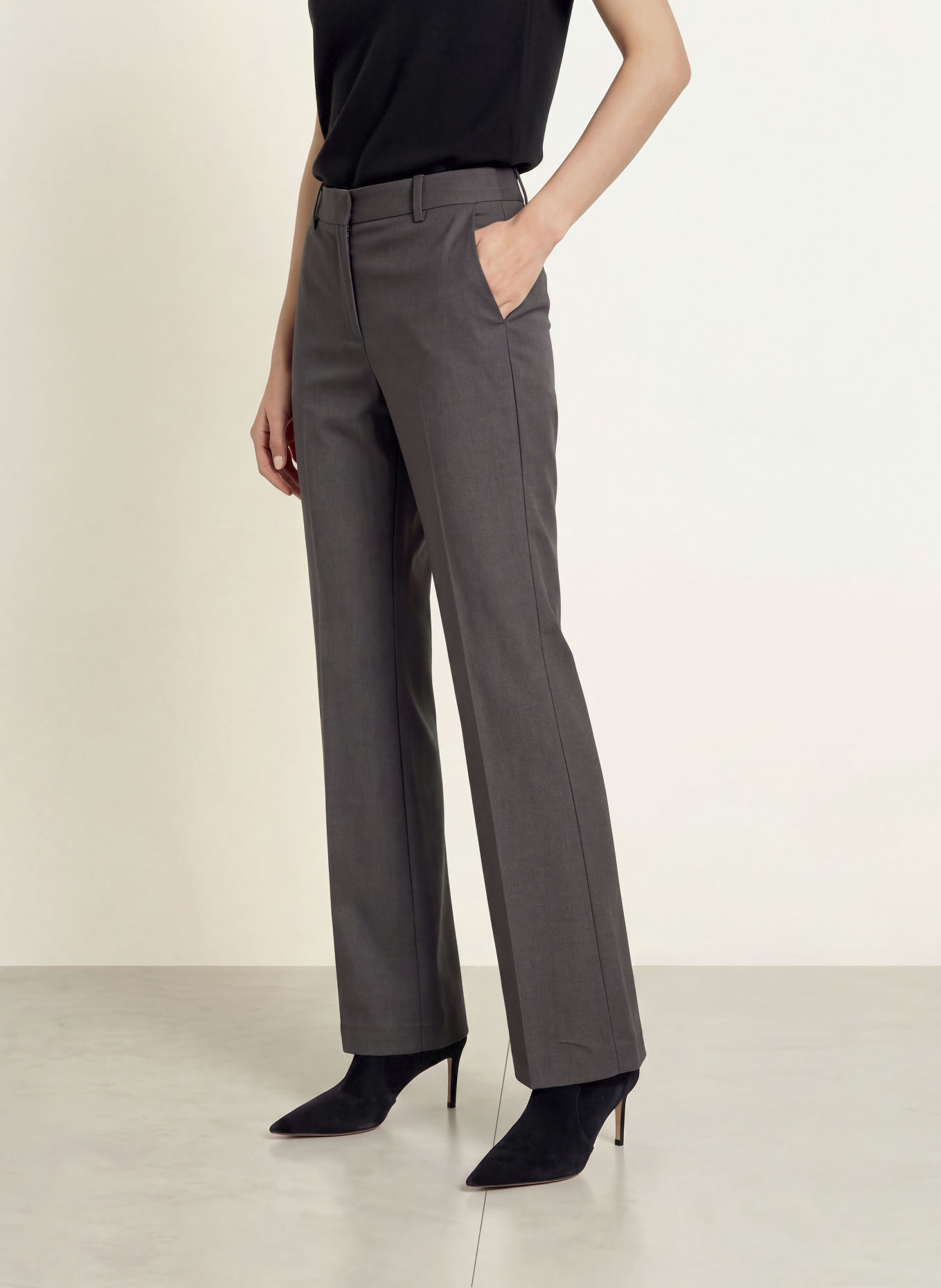 LeGer Studio Bootcut-Hose FERGIE: GRAU