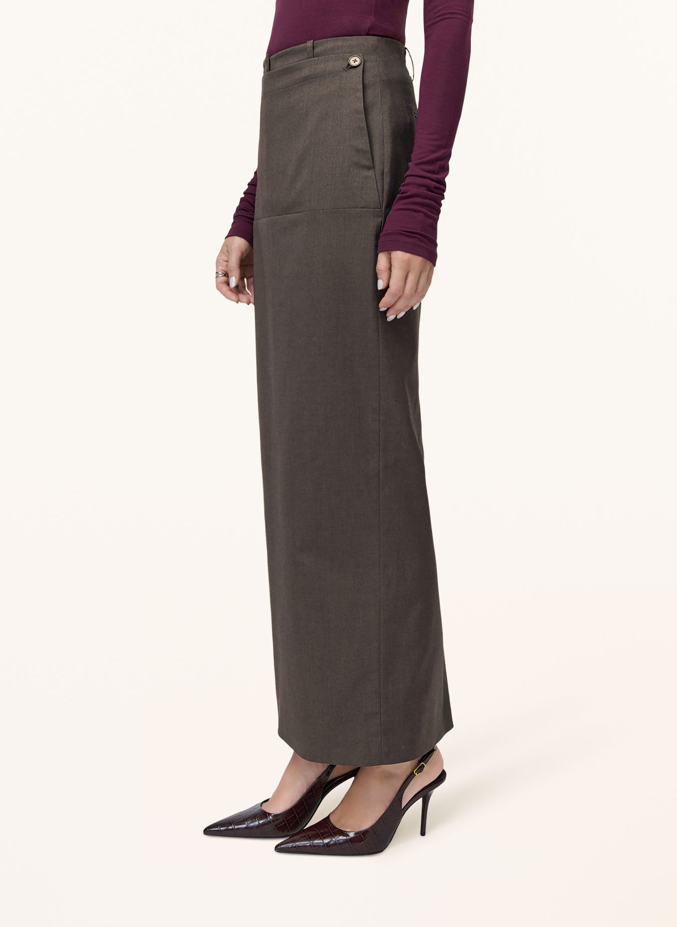 LeGer Studio allie Skirt: DARK GRAY