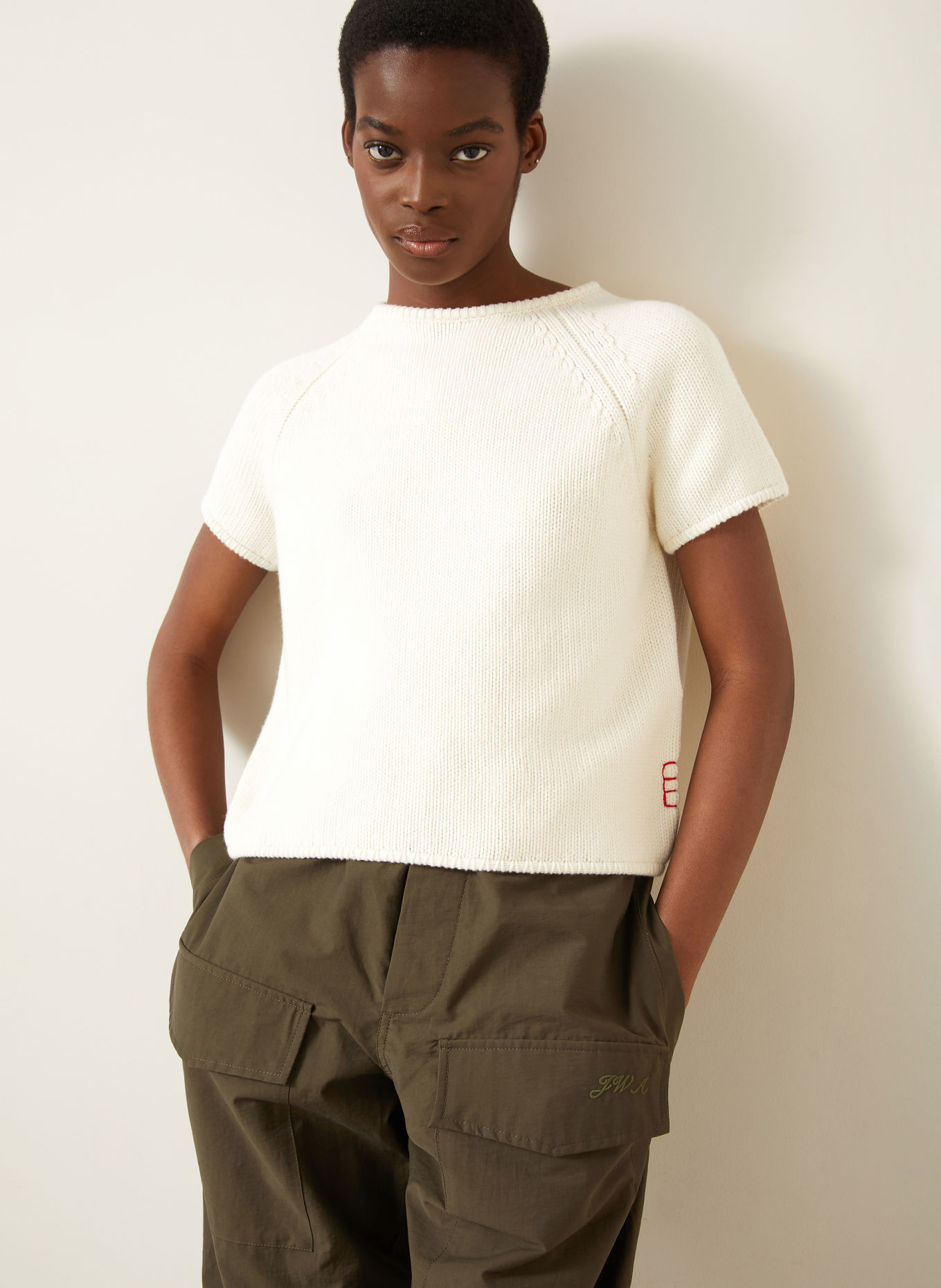 JW ANDERSON Knit shirt: CREAM
