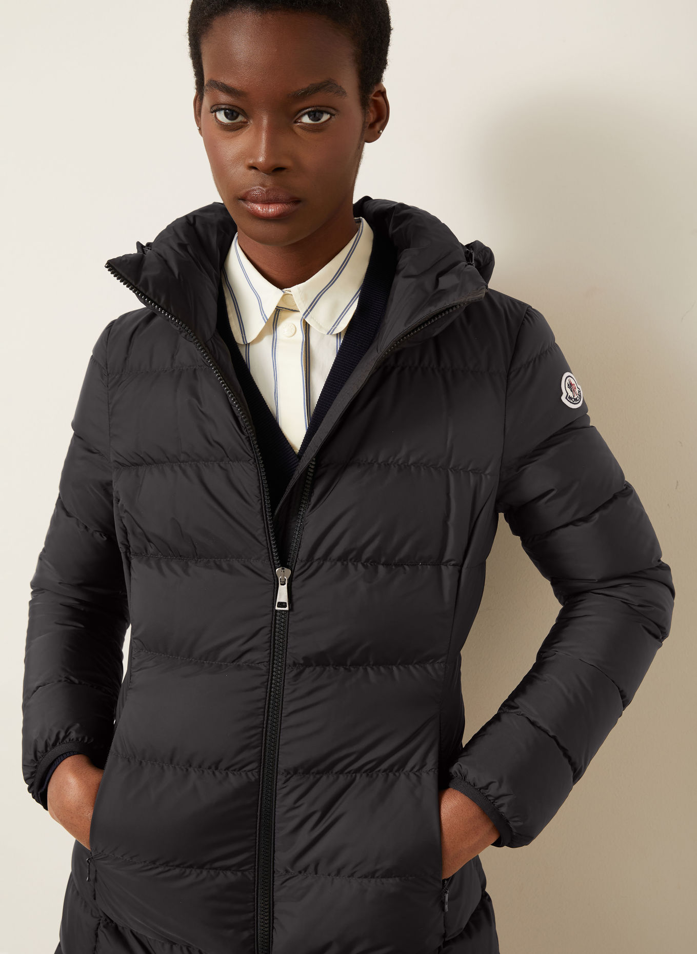 MONCLER Lightweight donsmantel GIE: ZWART