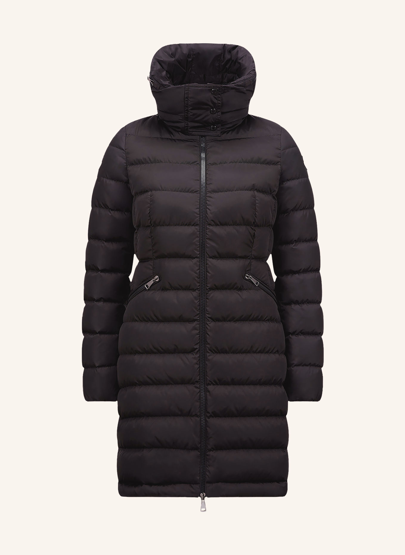 MONCLER FLAMMETTE Down coat: BLACK