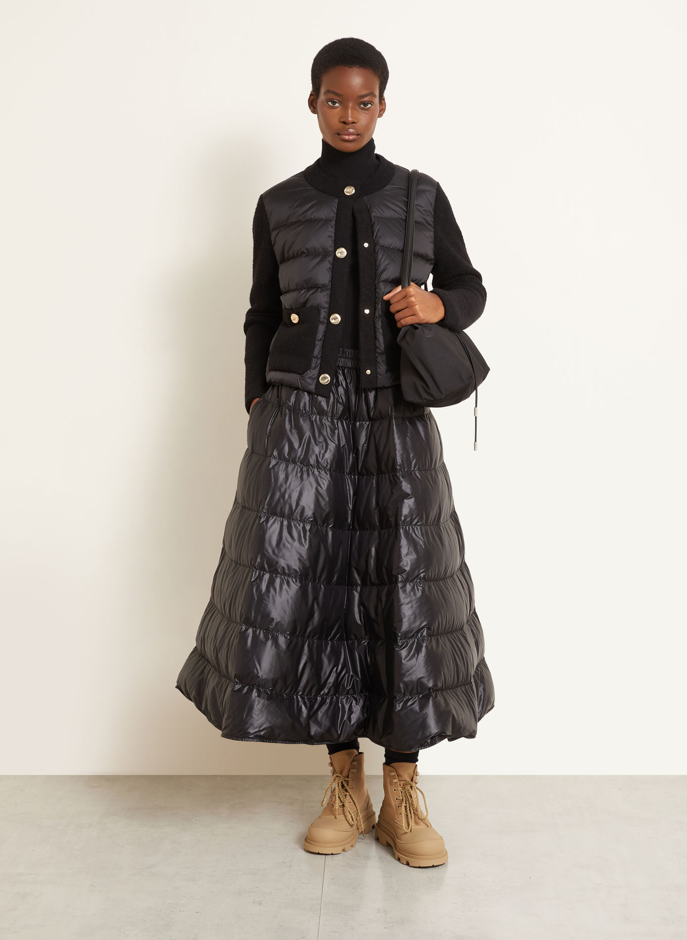 MONCLER Daunenrock: SCHWARZ