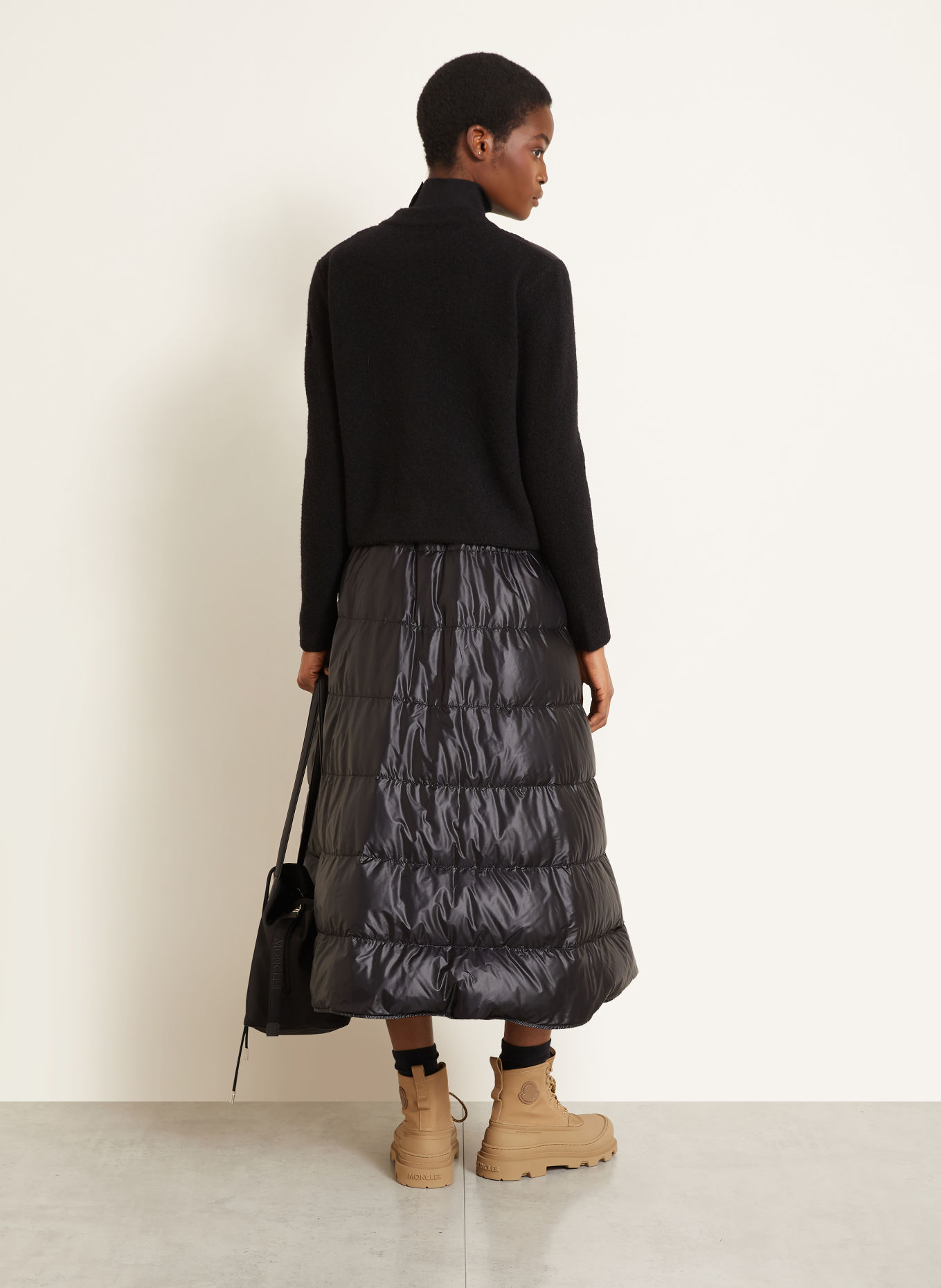 MONCLER Daunenrock: SCHWARZ