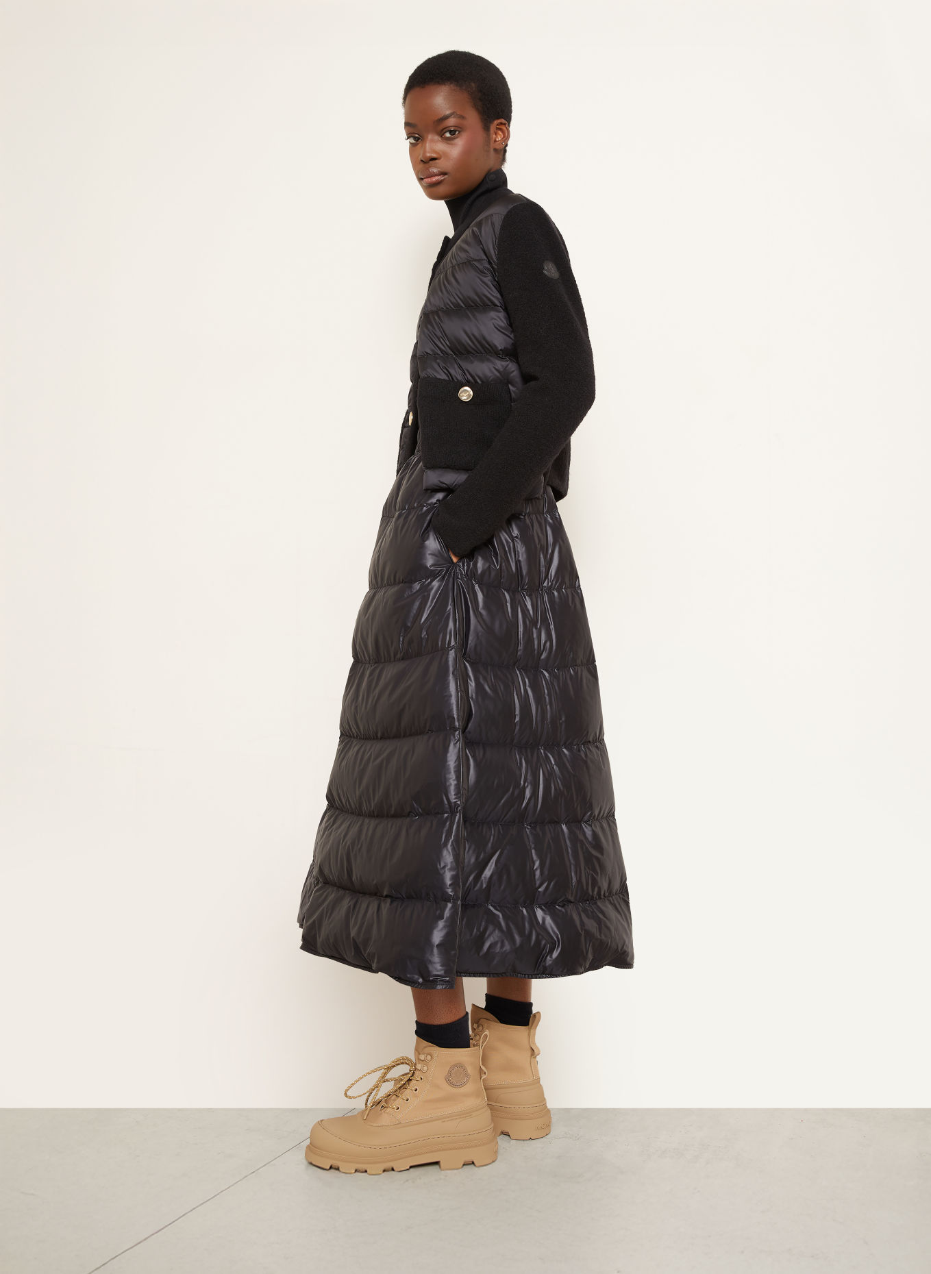 MONCLER Daunenrock: SCHWARZ