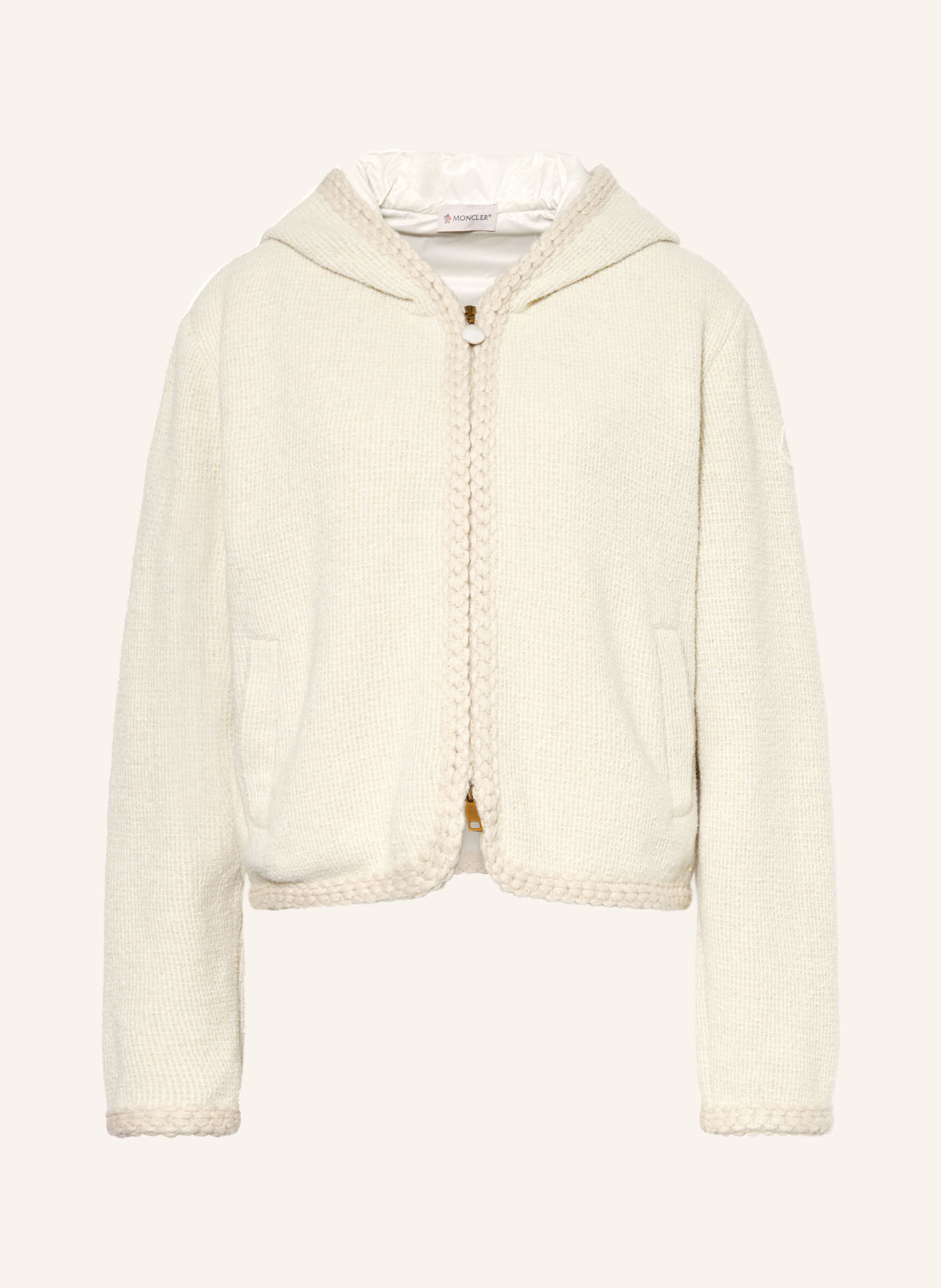 MONCLER Gilet: BEIGE