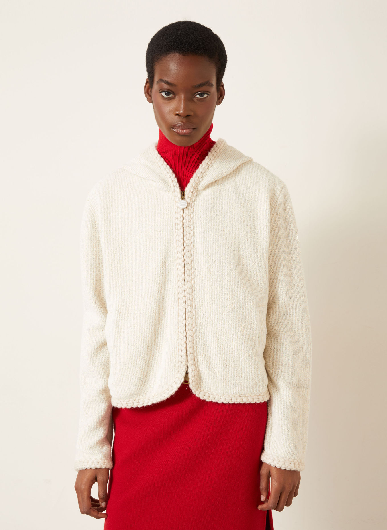 MONCLER Gilet: BEIGE