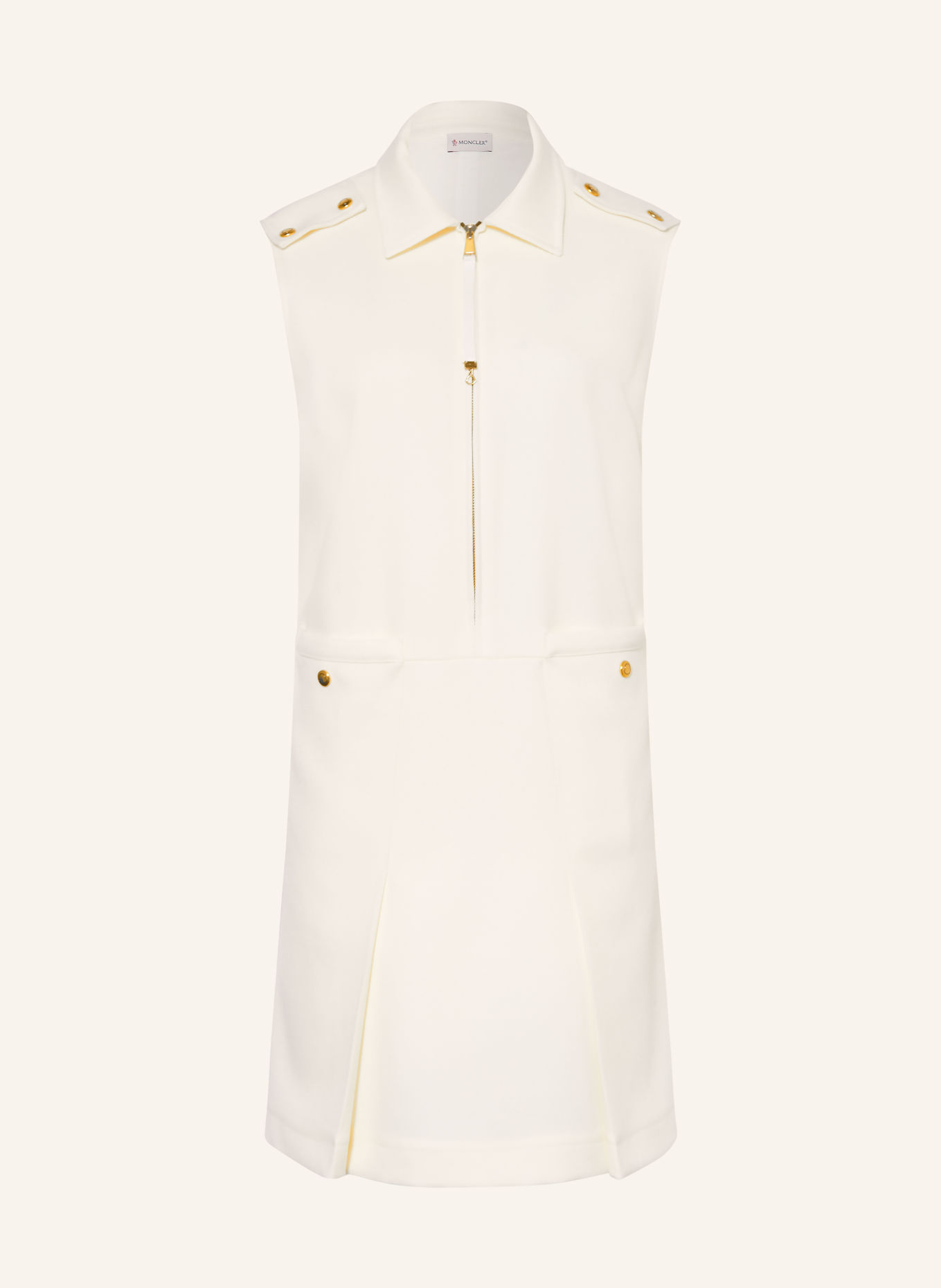 MONCLER Sheath dress: CREAM