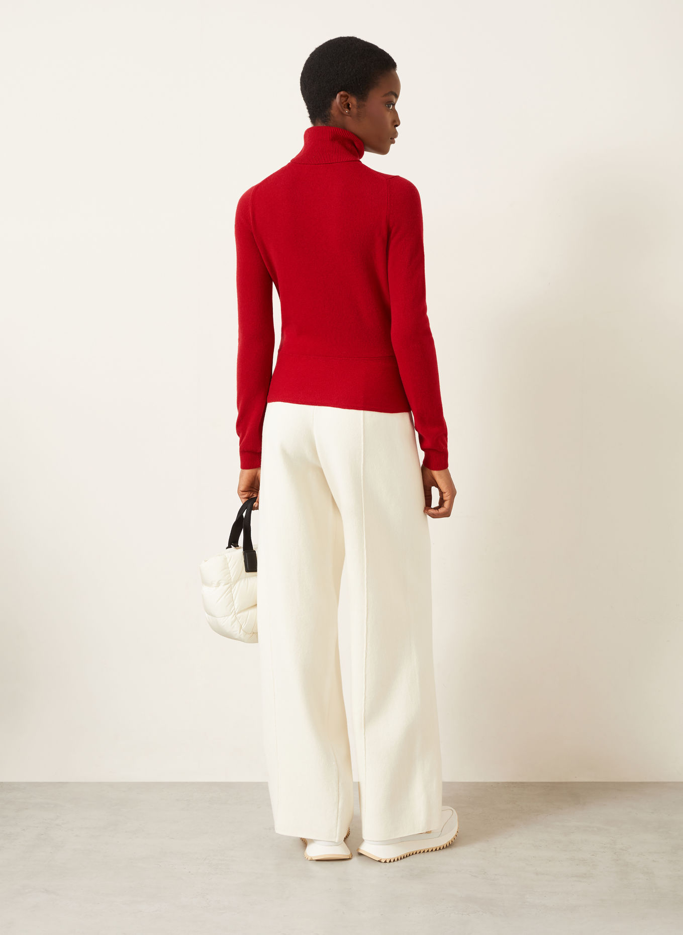 MONCLER Pull à col roulé: ROUGE