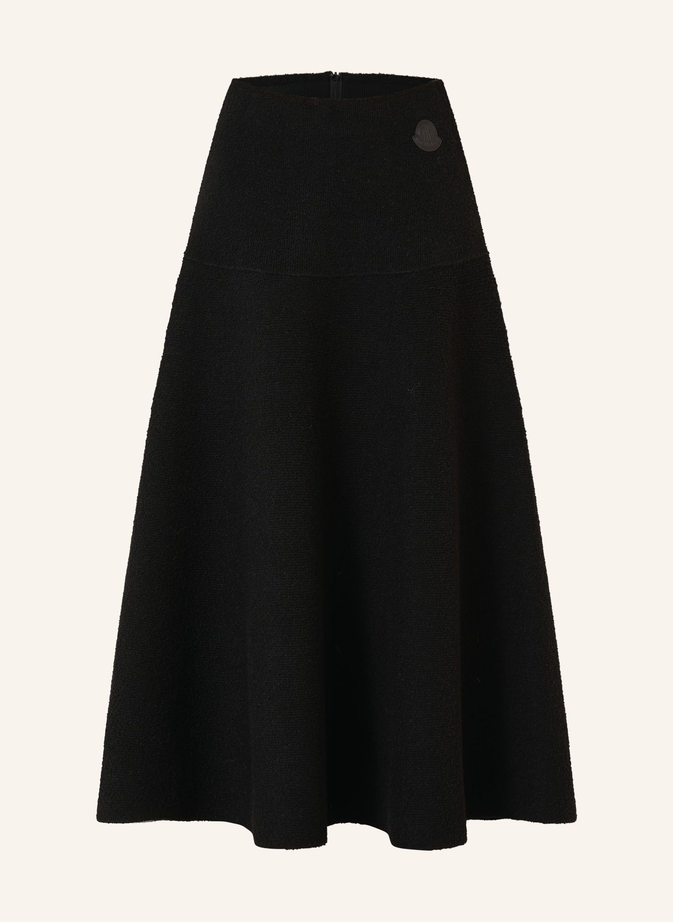 MONCLER Knit skirt: BLACK